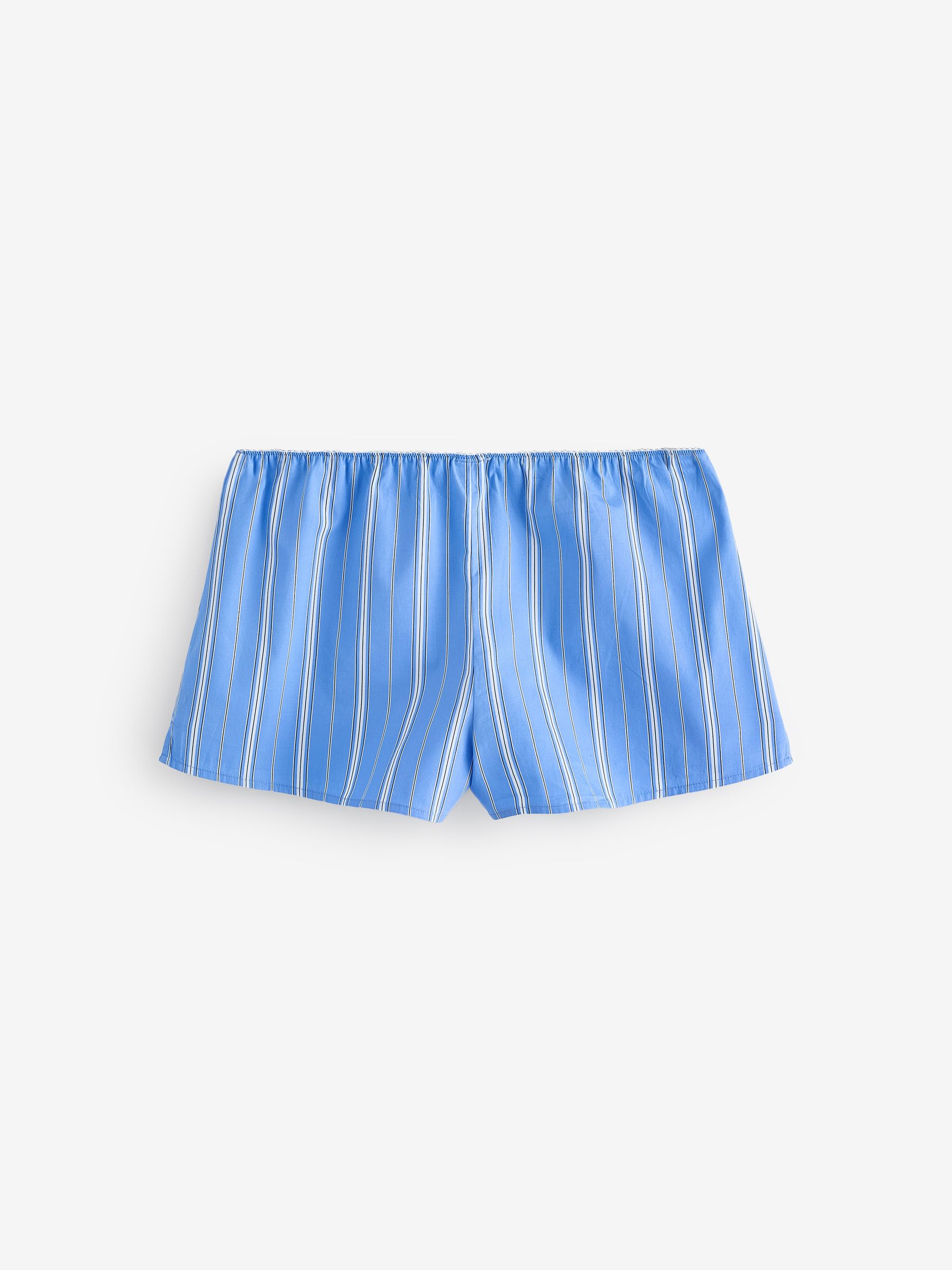 Blue Stripe DÔEN Poplin Shorts - Image 5 of 8