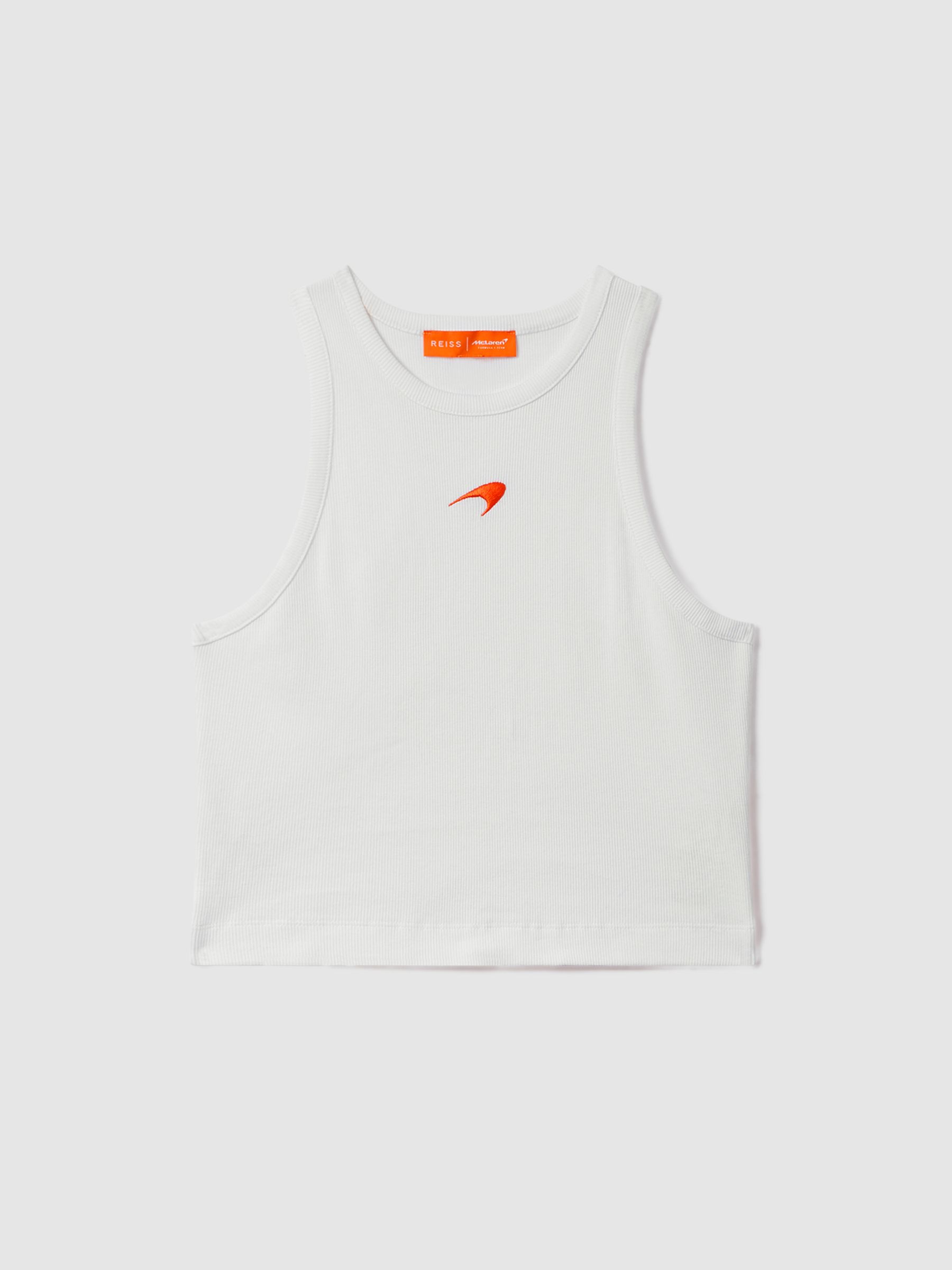McLaren F1 Team Cotton Logo Vest in White - Image 2 of 6