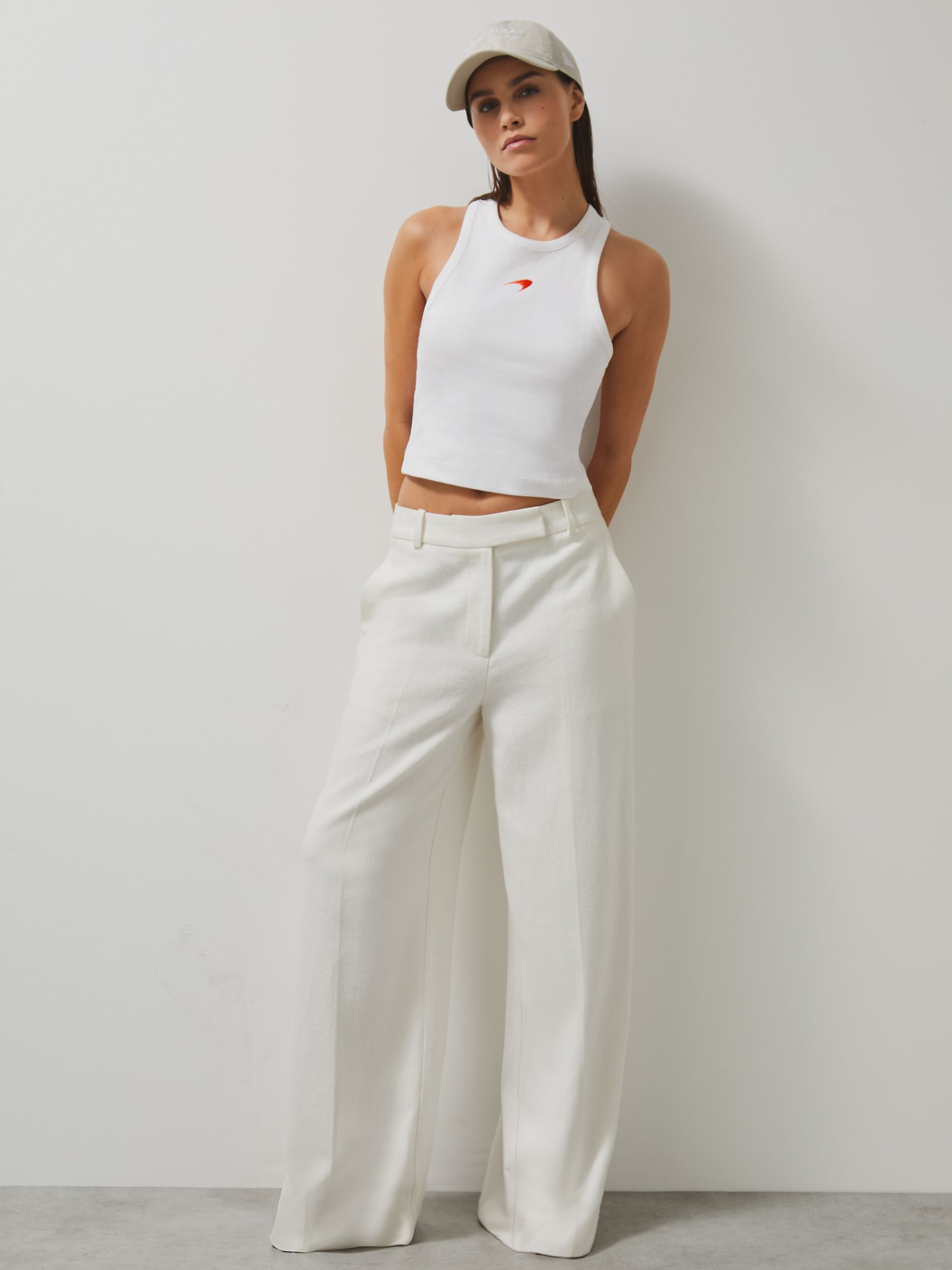 McLaren F1 Team Cotton Logo Vest in White - image 3