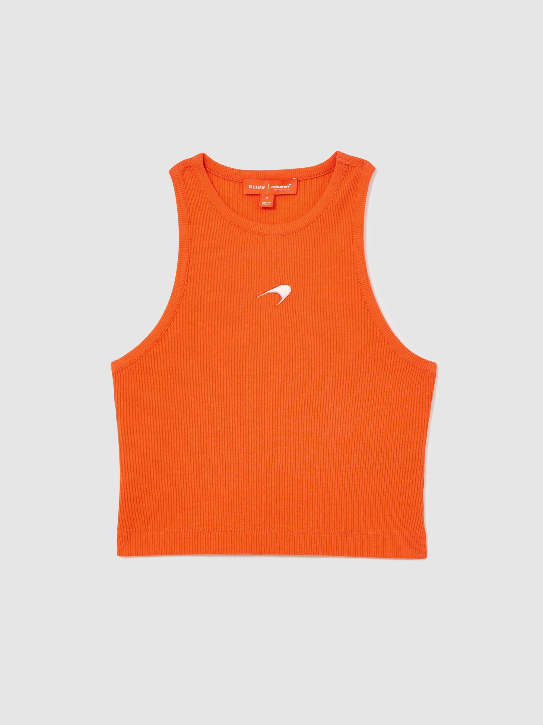 McLaren F1 Team Cotton Logo Vest in Papaya - Image 2 of 4