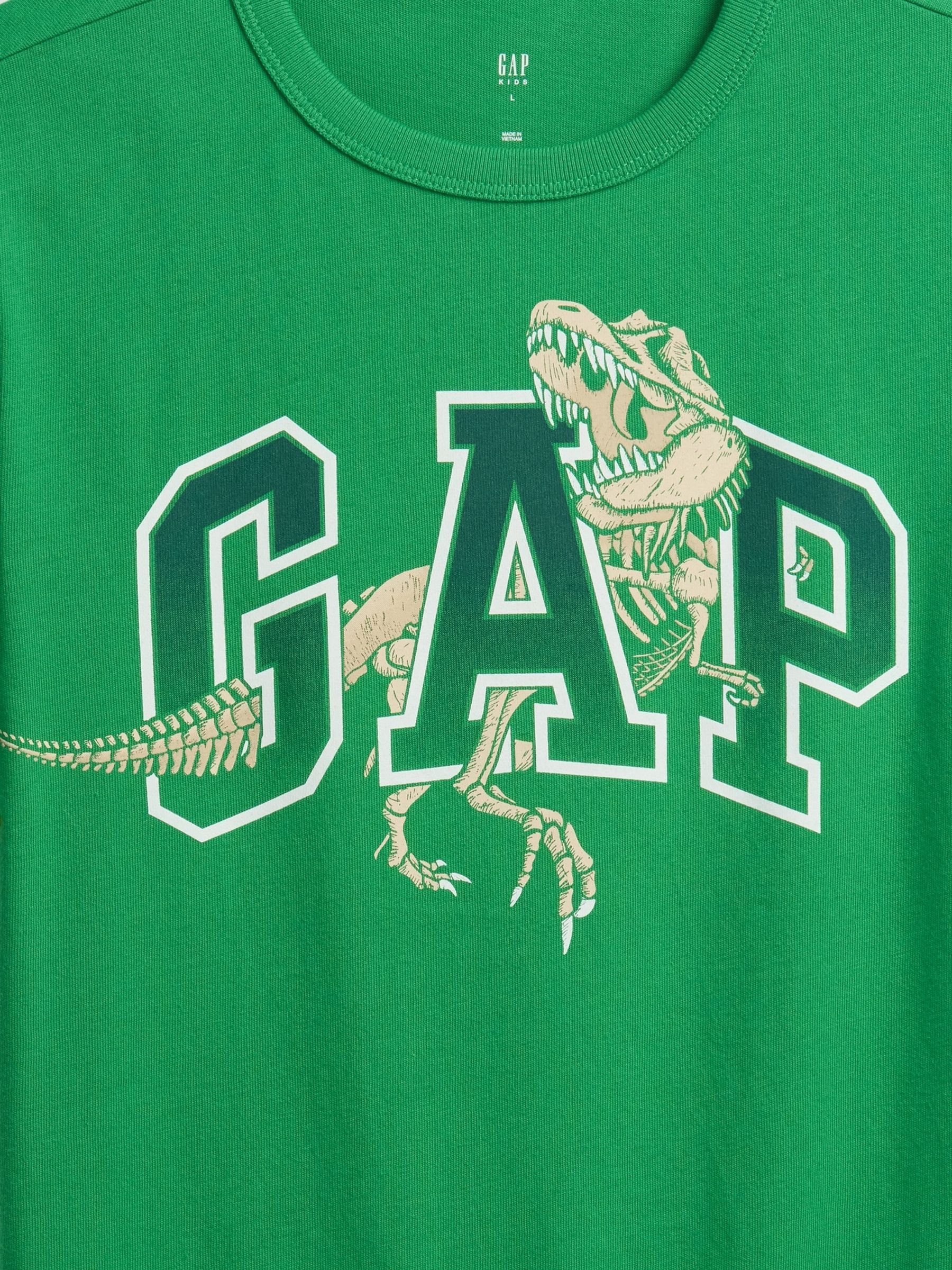 Green Dinosaur Graphic Short Sleeve T-Shirt (4-13yrs) - Image 3 of 3