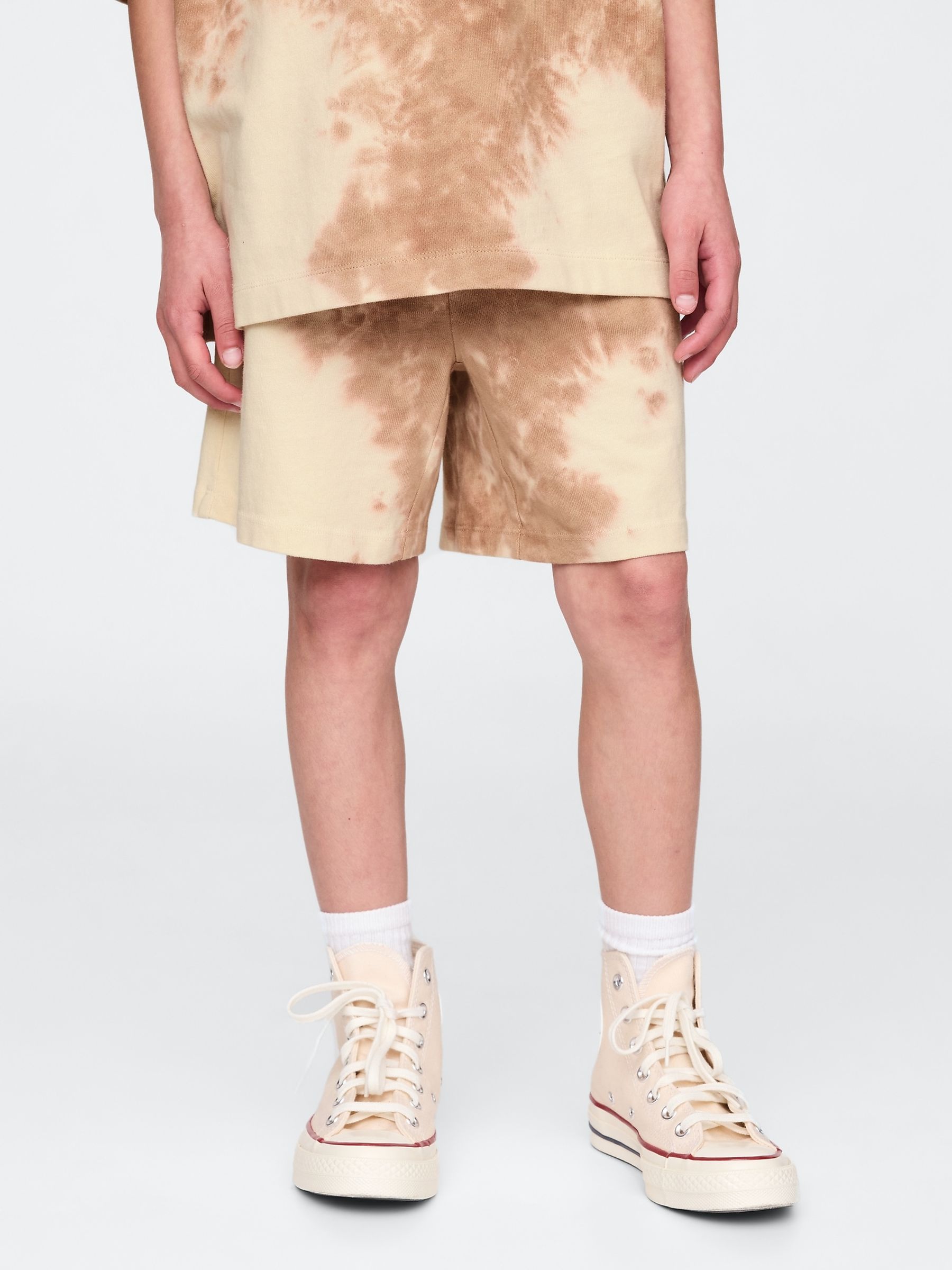 Brown 5" Washed Easy Shorts (4-13yrs) - Image 1 of 5