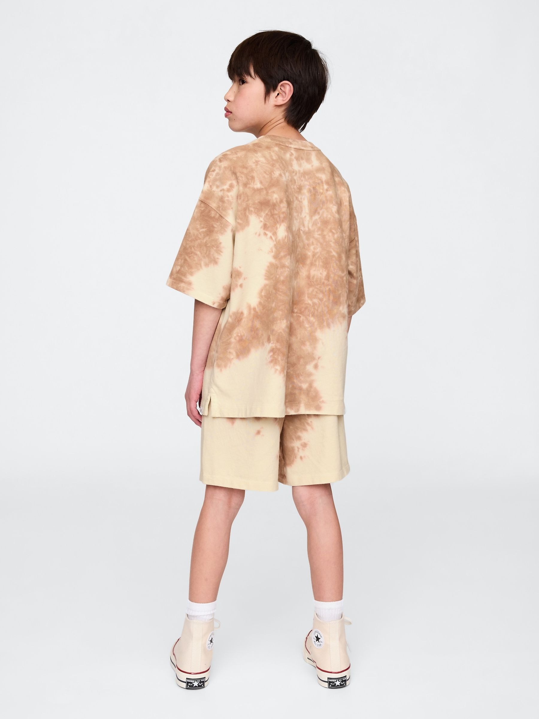 Brown 5" Washed Easy Shorts (4-13yrs) - Image 2 of 5