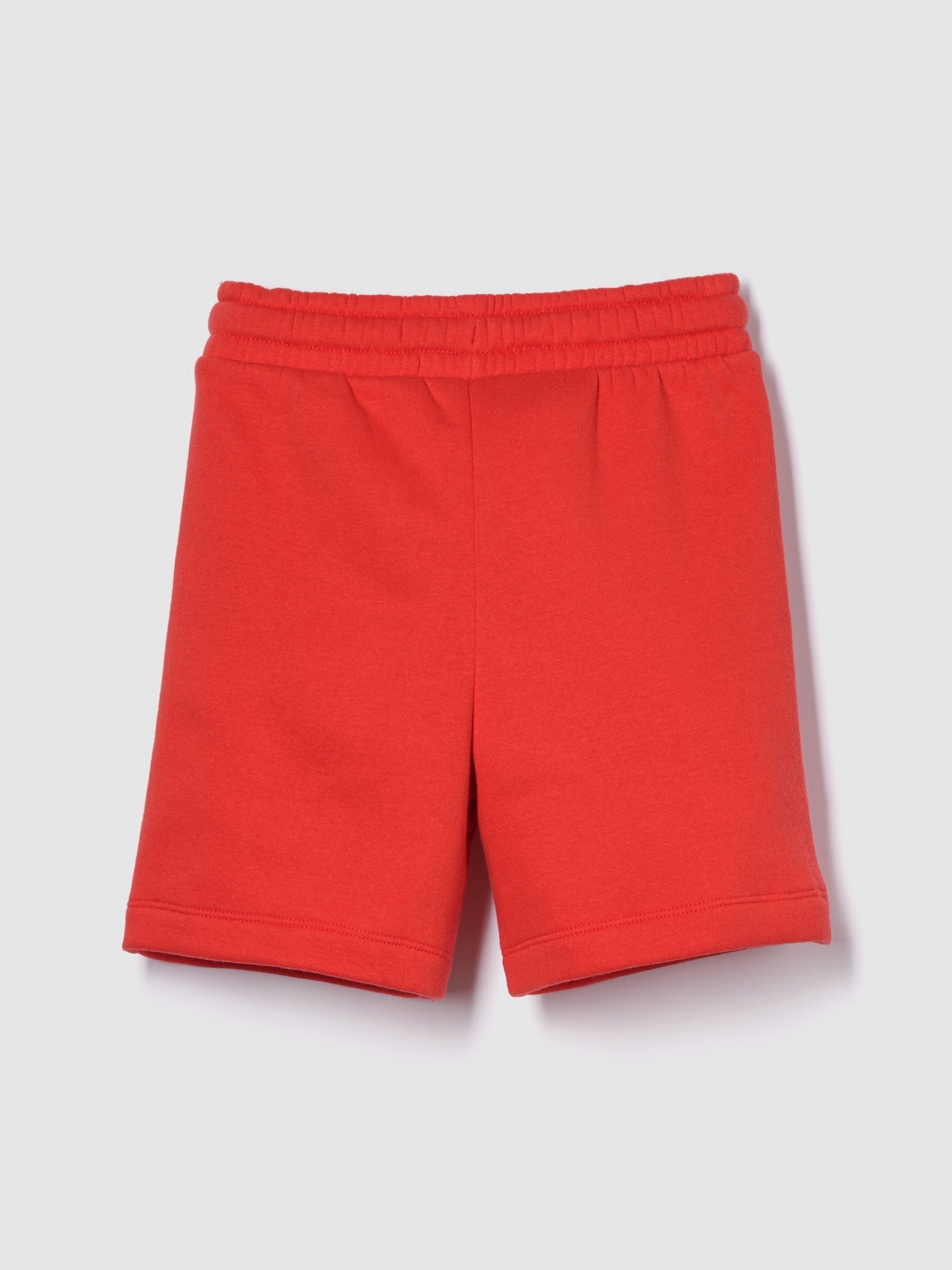 Red Relaxed Logo No-Pocket Pull On Shorts (4-13yrs) - Image 2 of 2