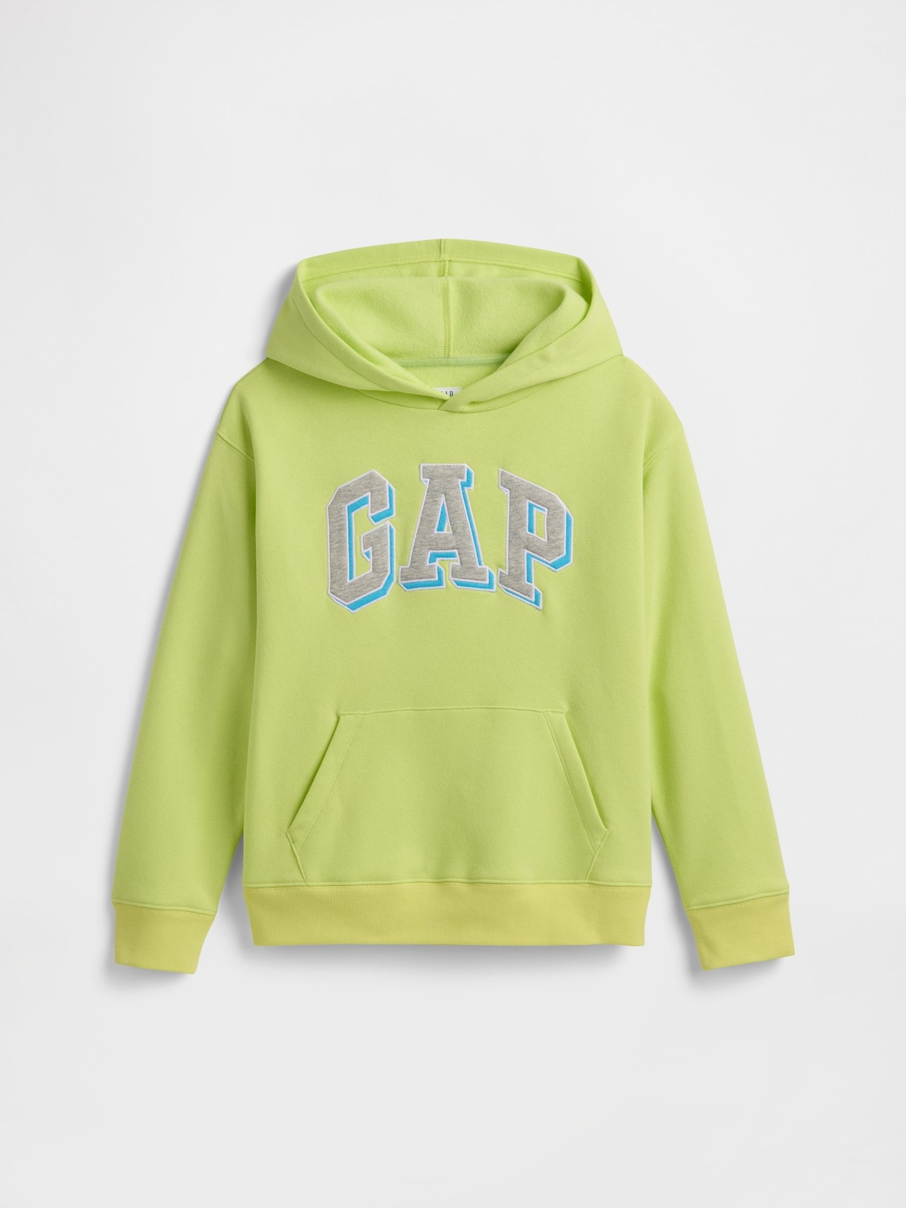 Green Vintage Logo Pull On Hoodie (4-13yrs) - Image 2 of 8 Green Vintage Logo Pull On Hoodie (4-13yrs) - Image 2 of 8