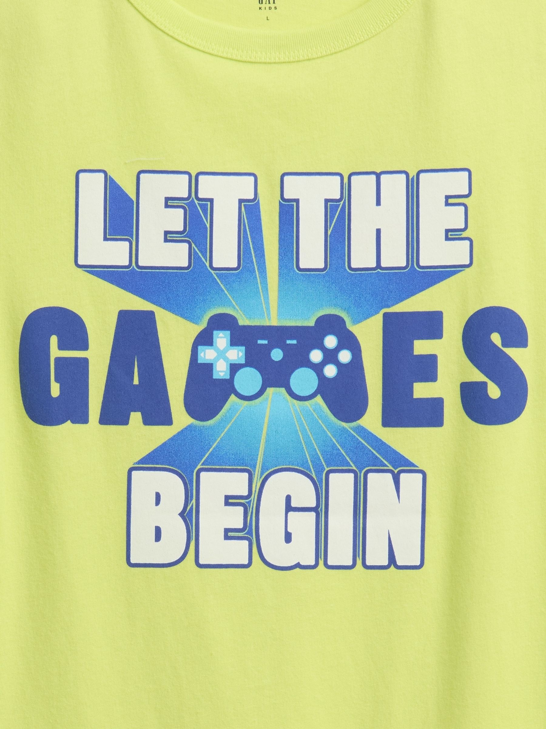Yellow Game Graphic Short Sleeve T-Shirt (4-13yrs) - Image 3 of 3
