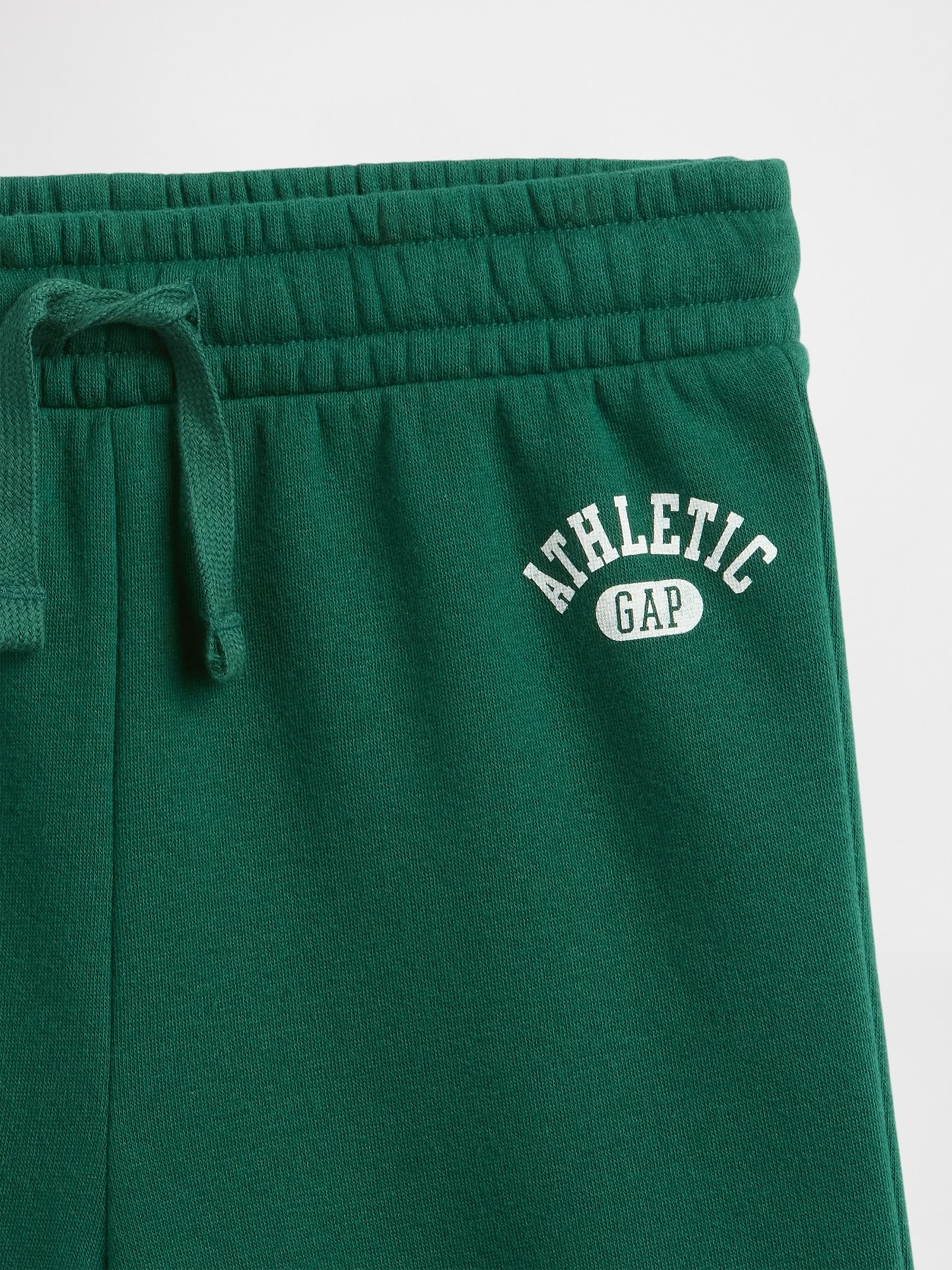 Green Relaxed Logo No-Pocket Pull On Shorts (4-13yrs) - Image 3 of 3