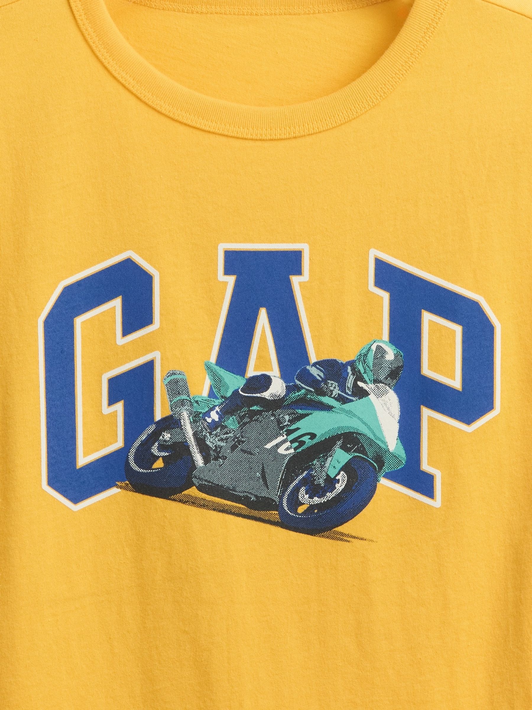 Yellow Graphic Short Sleeve Crew Neck T-Shirt - Image 2 of 2