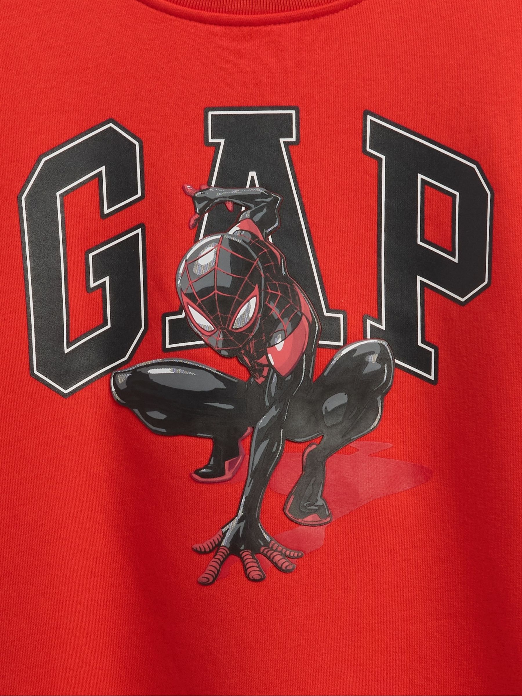 Red Marvel Graphic Sweatshirt - Image 3 of 3