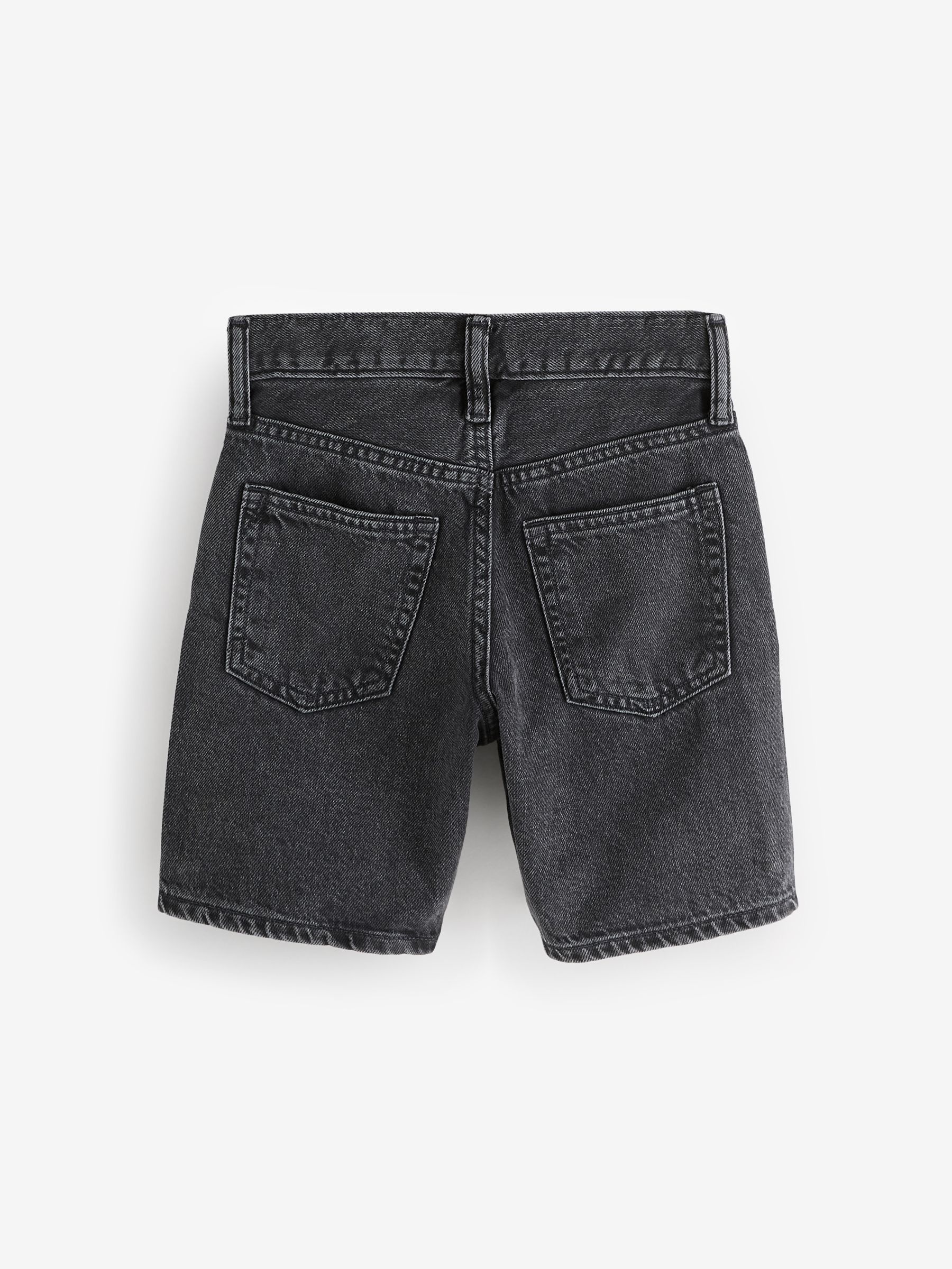 Black 90s Loose Denim Short (5-13yrs) - Image 2 of 4