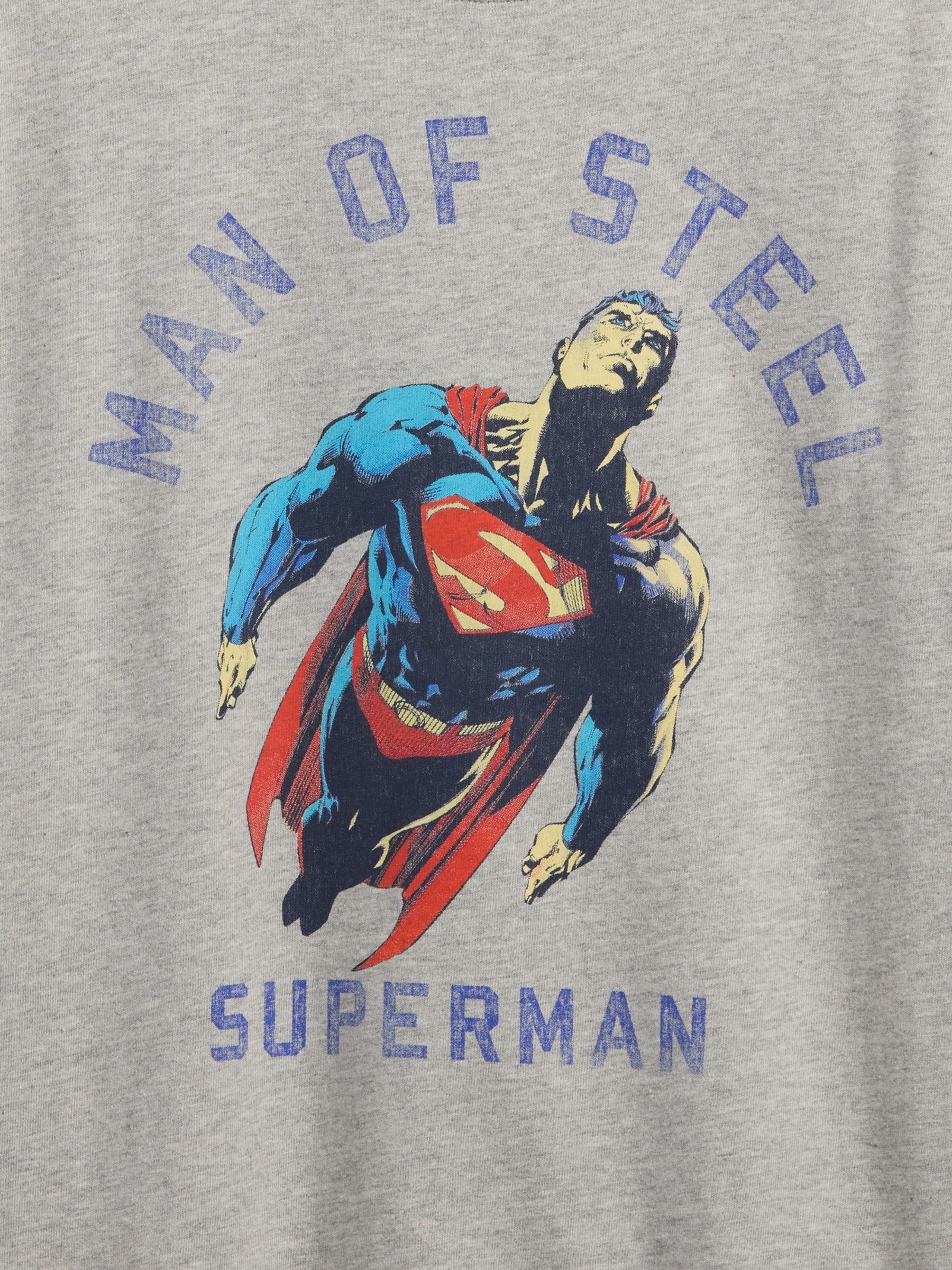 Grey Superman Graphic Short Sleeve T-Shirt (4-13yrs) - Image 3 of 3