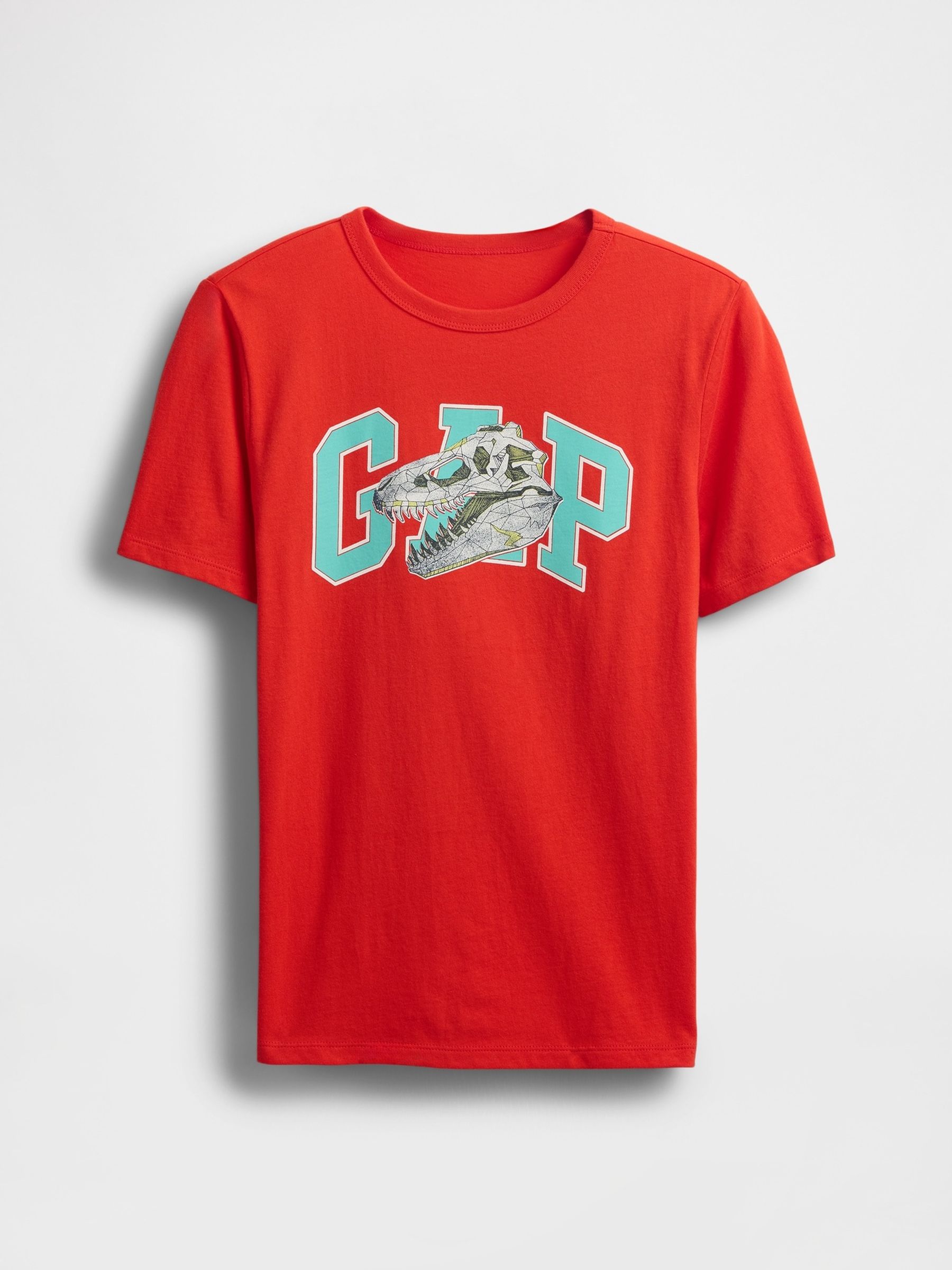 Red Graphic Short Sleeve Crew Neck T-Shirt - Image 1 of 2
