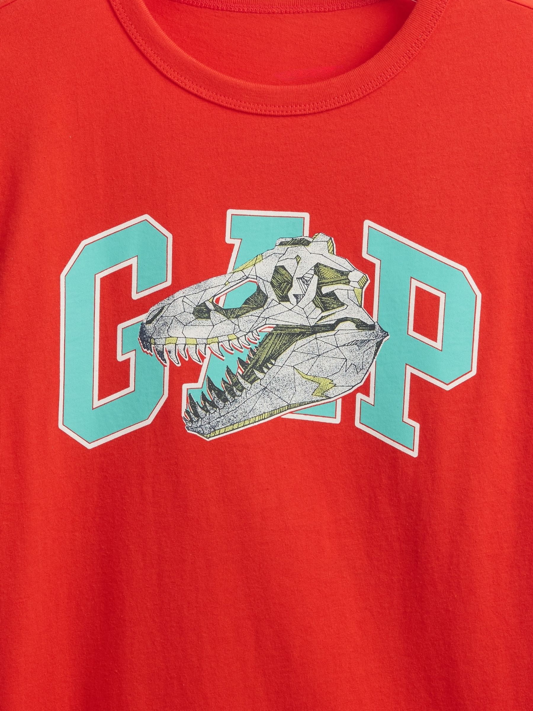 Red Graphic Short Sleeve Crew Neck T-Shirt - Image 2 of 2
