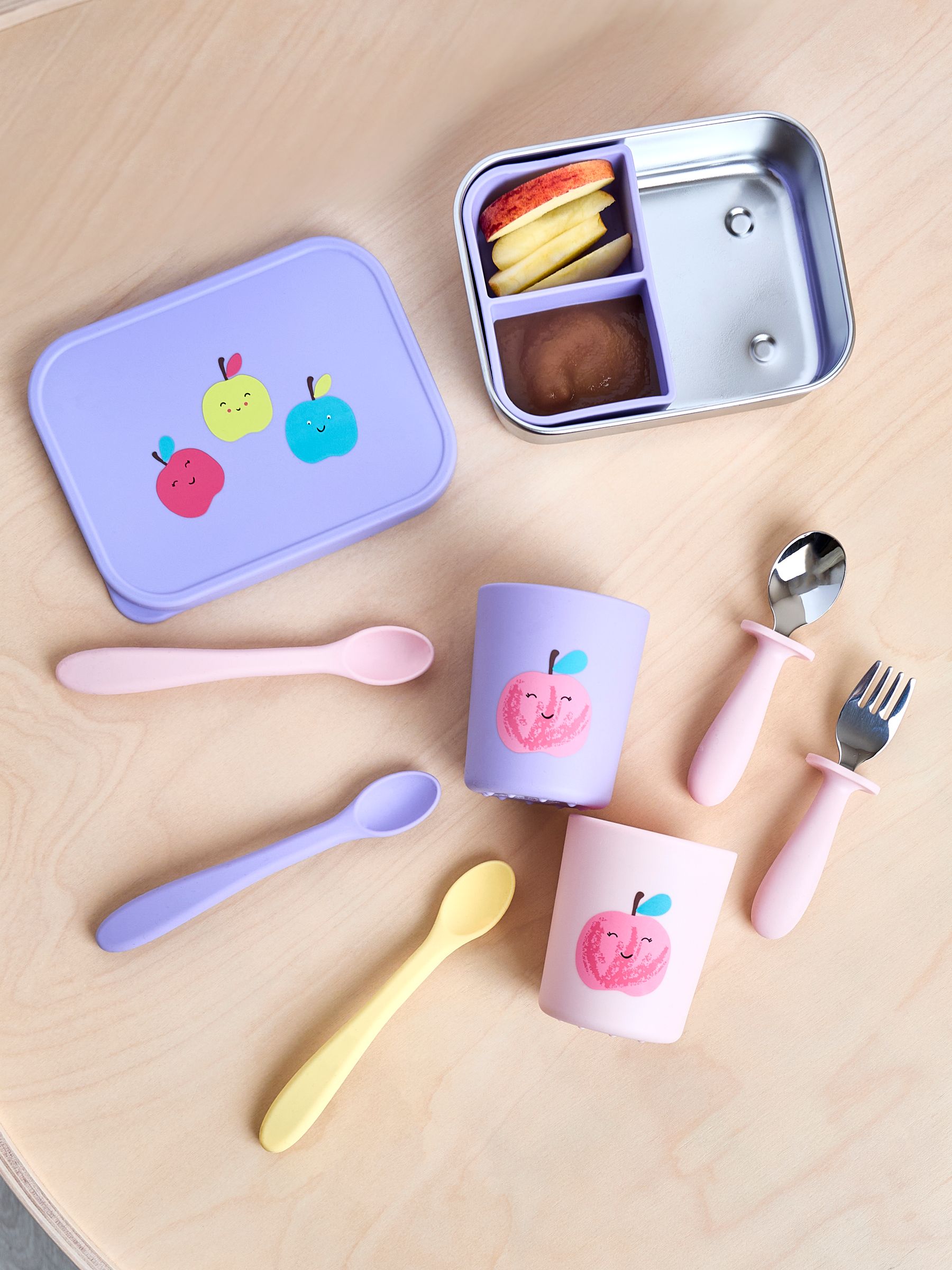 Pink 2-Pack My First Cutlery Set - Image 4 of 7