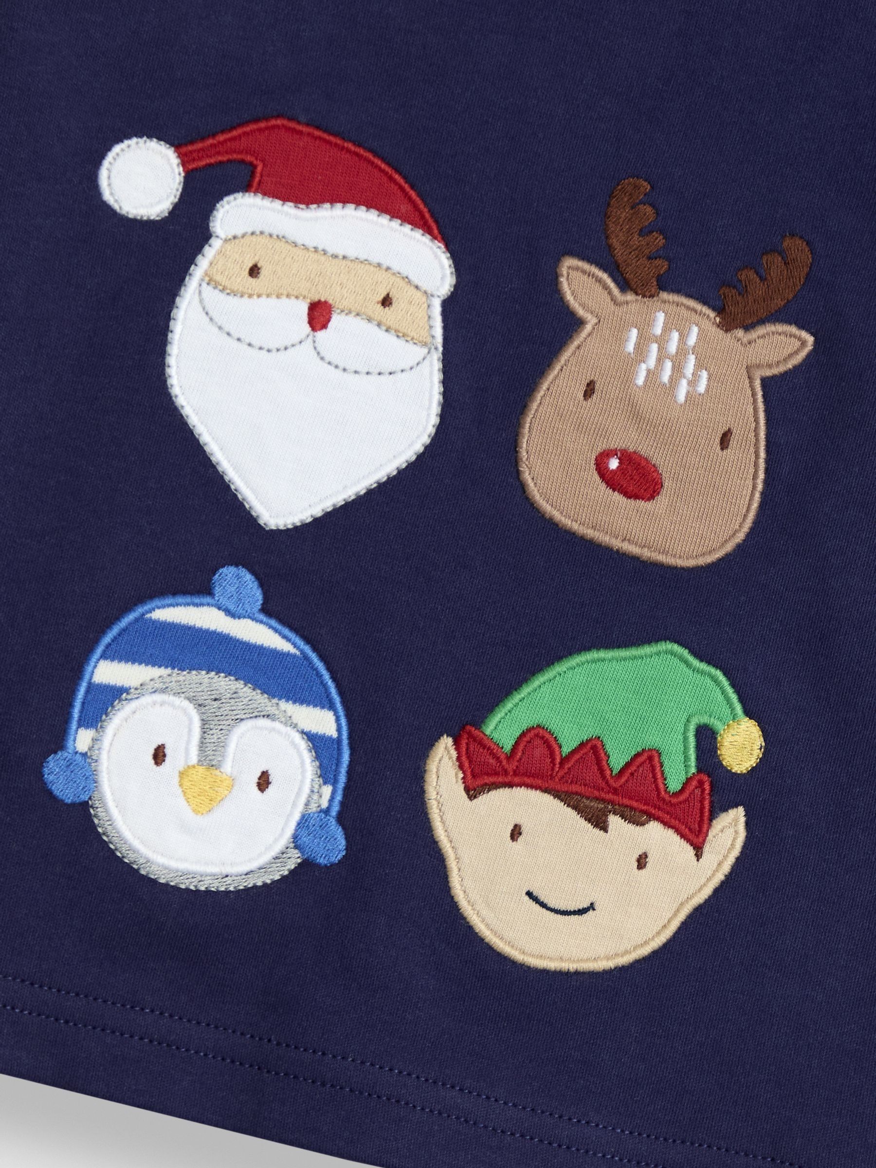 Teal Blue Snail Appliqué Pyjamas - Image 6 of 6