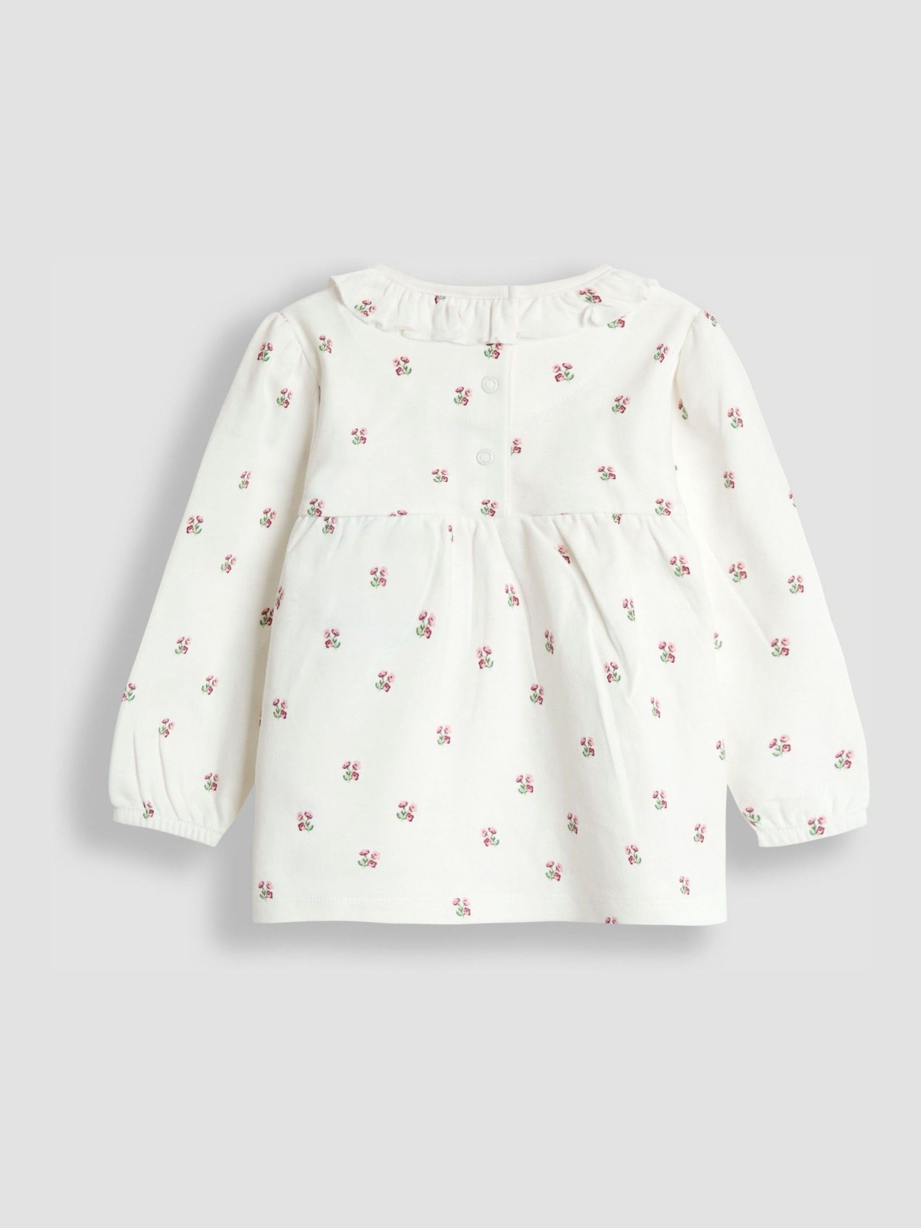 Cream Ditsy Print Pyjamas - Image 3 of 6