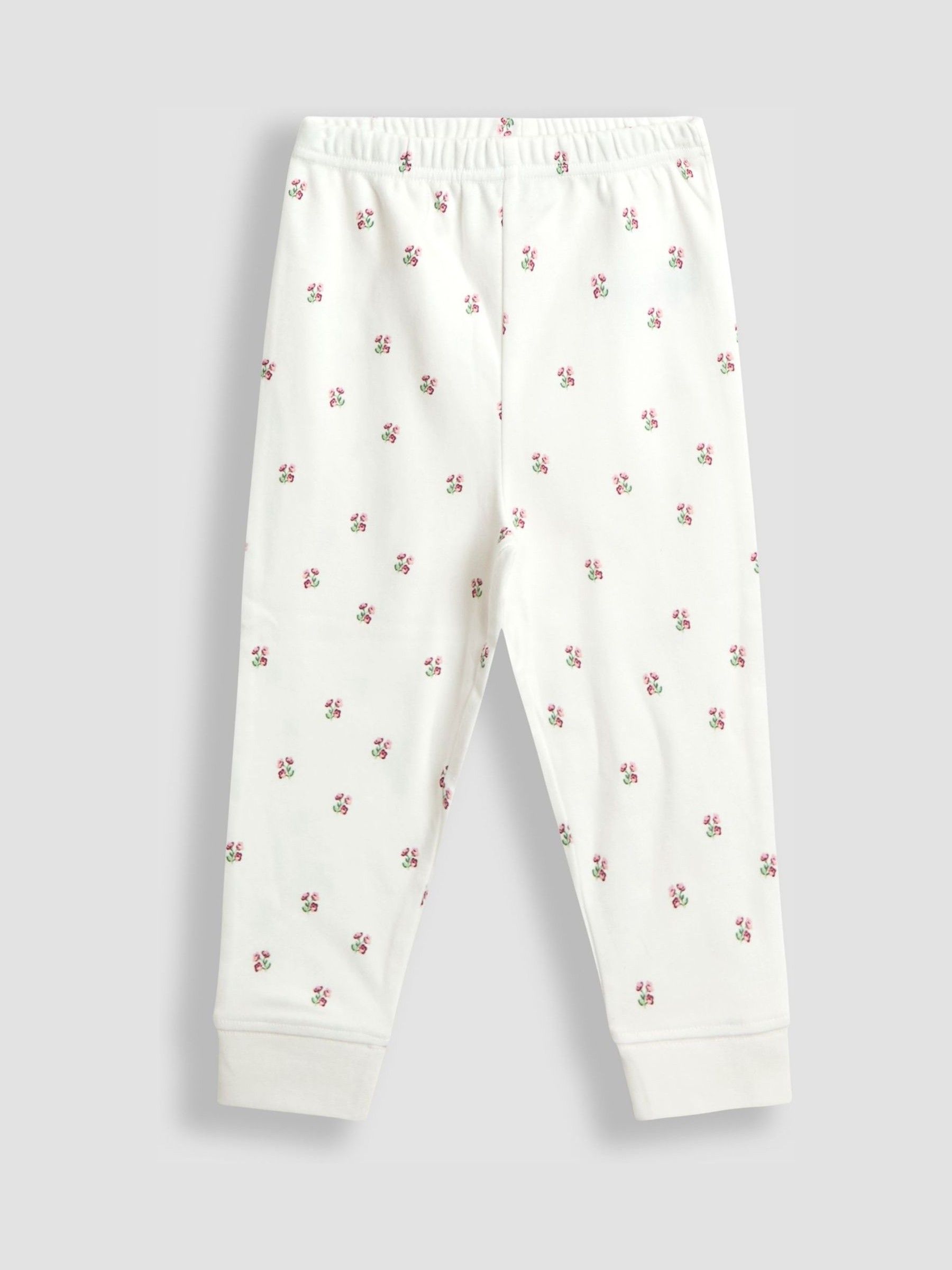 Cream Ditsy Print Pyjamas - Image 4 of 6