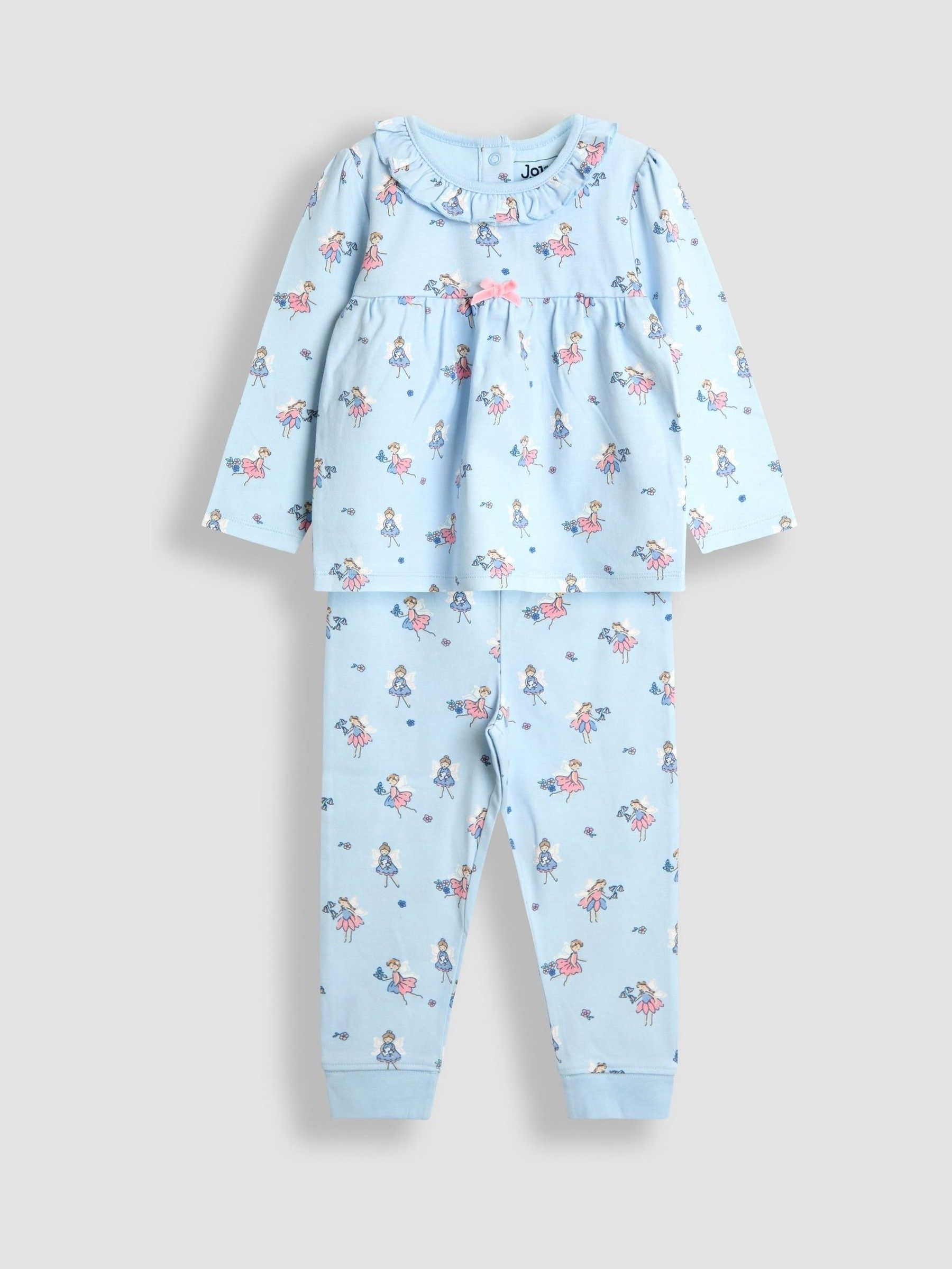 Blue Fairy Print Pyjamas JoJo Maman Bébé