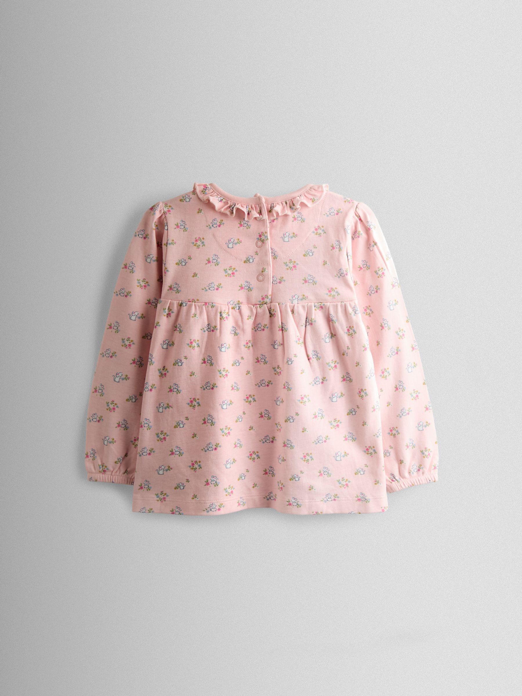 Pink Bunny Character Appliqué Jersey Pyjamas - Image 3 of 7