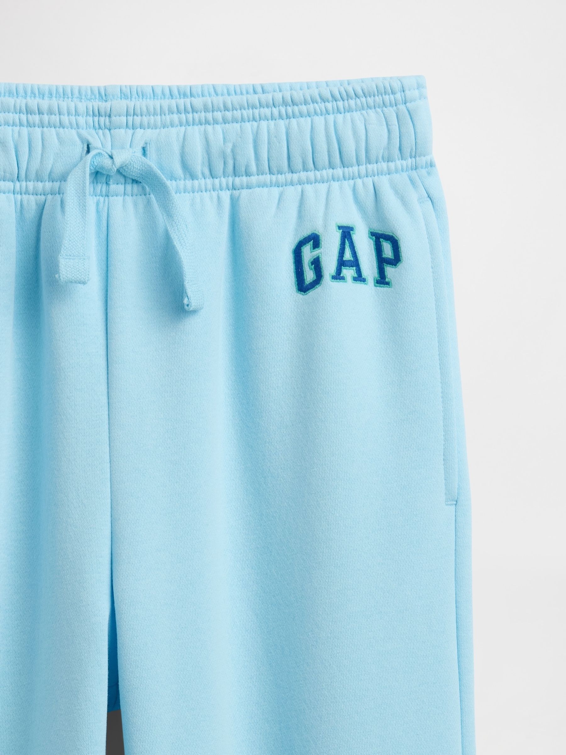 Light Blue Logo Pull on Joggers (4-13yrs) - Image 3 of 3