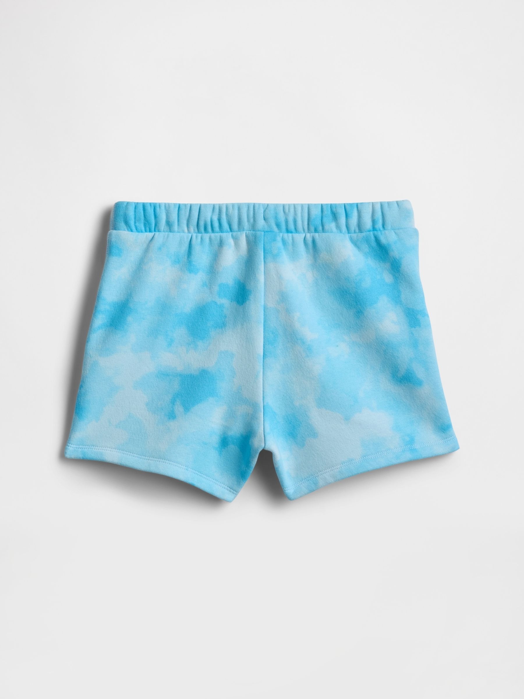 Blue Fleece-Lined Pull On Shorts - Image 2 of 3
