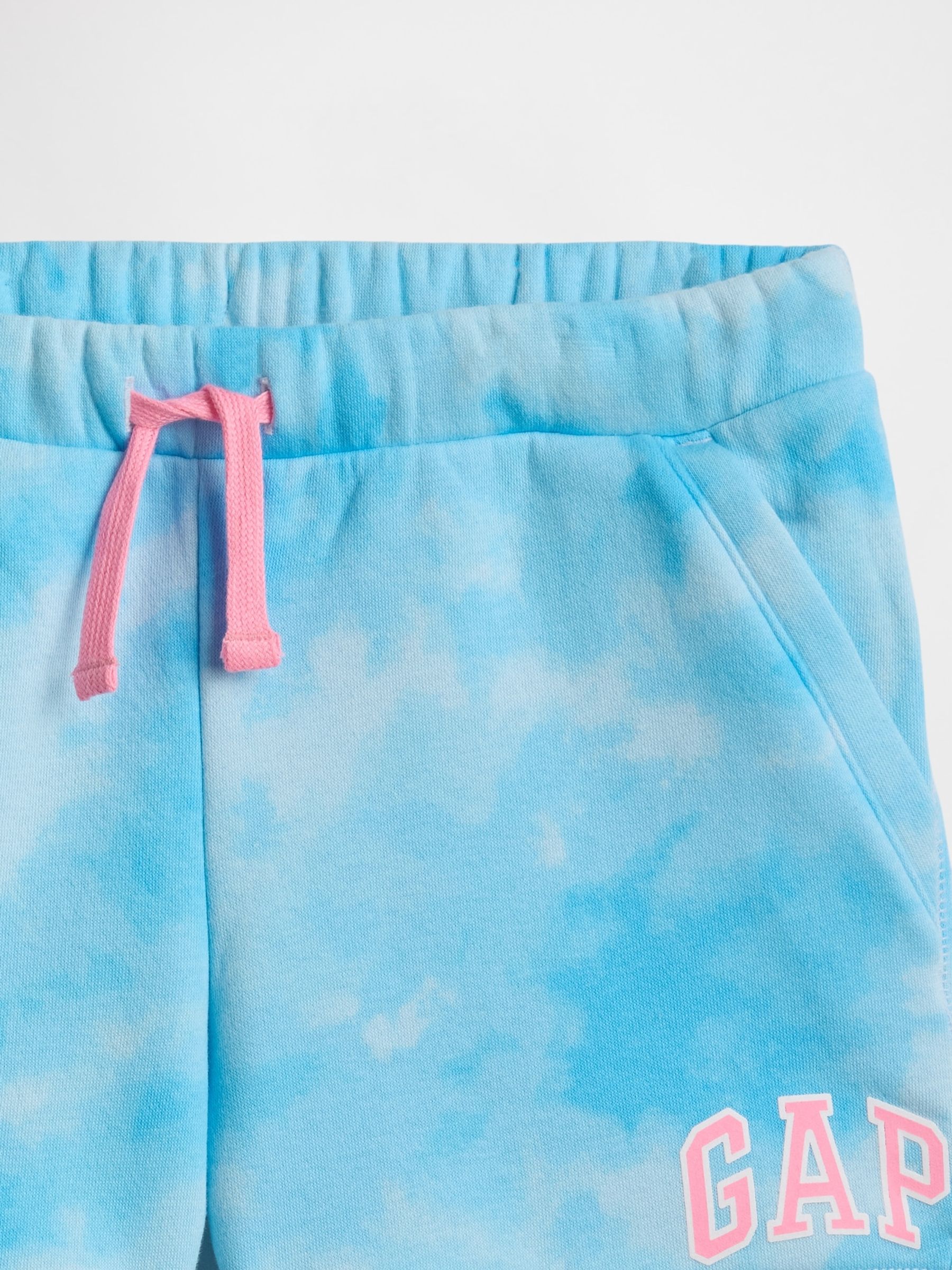 Blue Fleece-Lined Pull On Shorts - Image 3 of 3