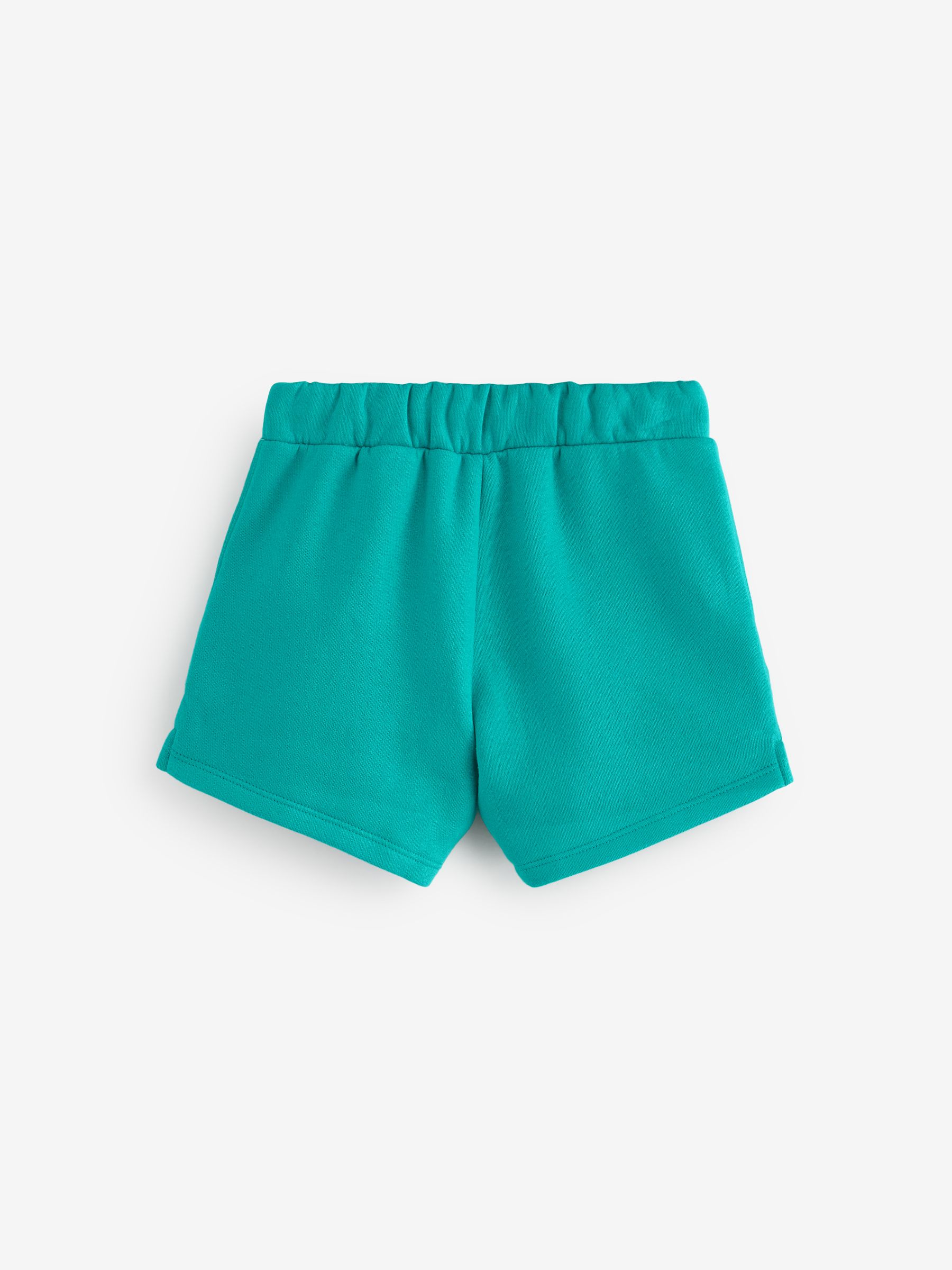 Dark Green Fleece-Lined Pull On Shorts - Image 2 of 4