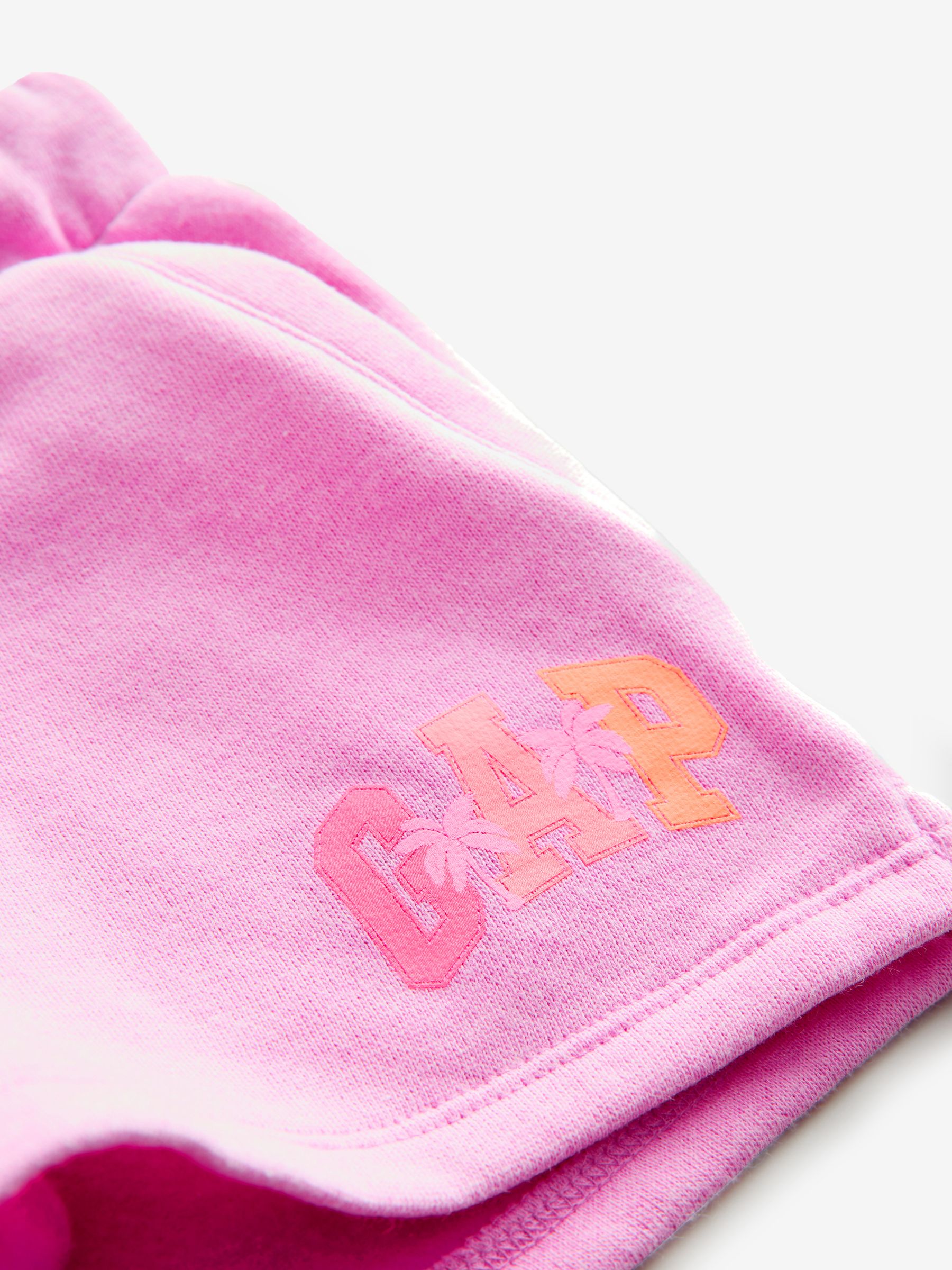 Dark Pink Fleece-Lined Pull On Shorts - Image 3 of 4