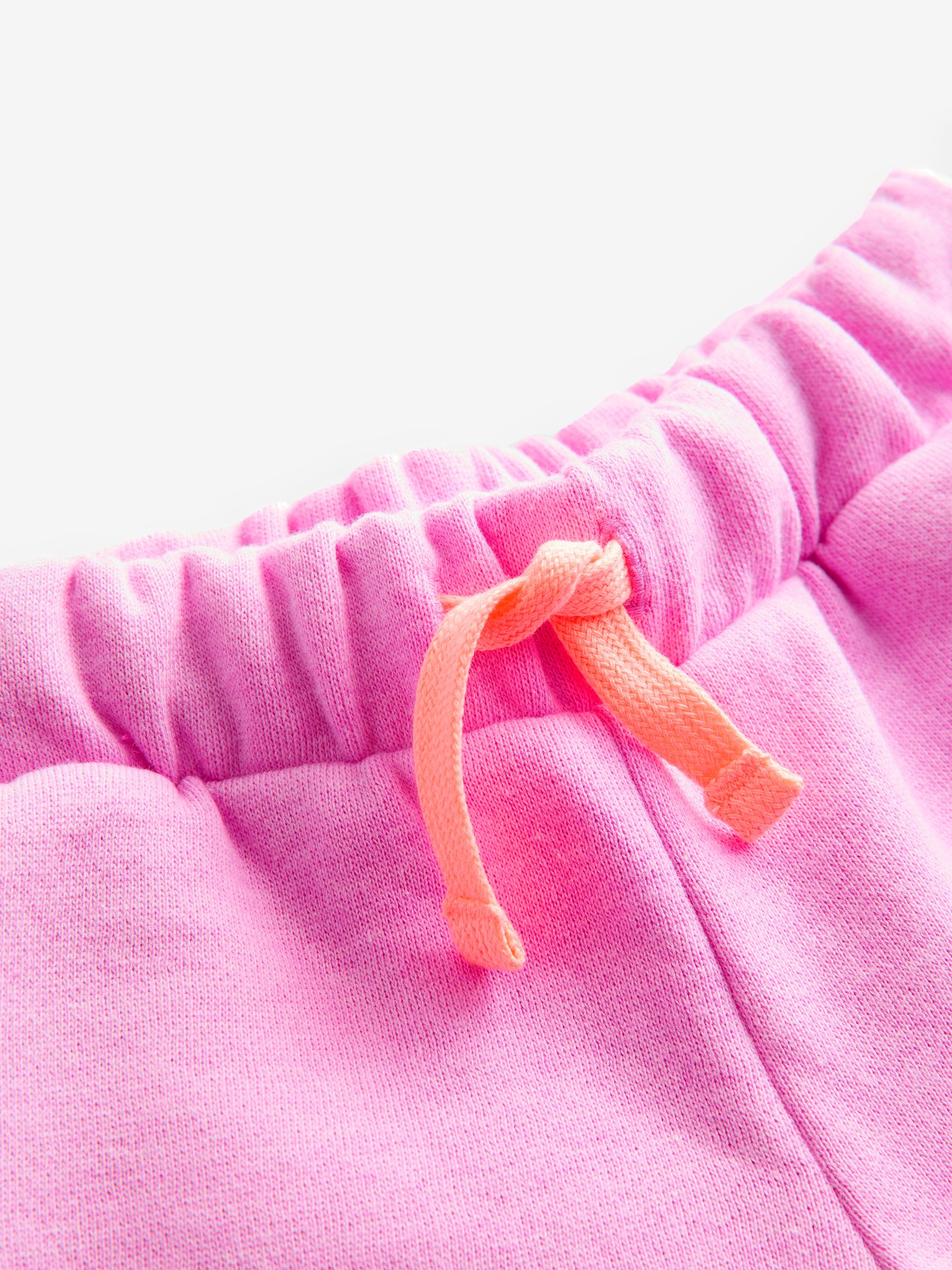 Dark Pink Fleece-Lined Pull On Shorts - Image 4 of 4