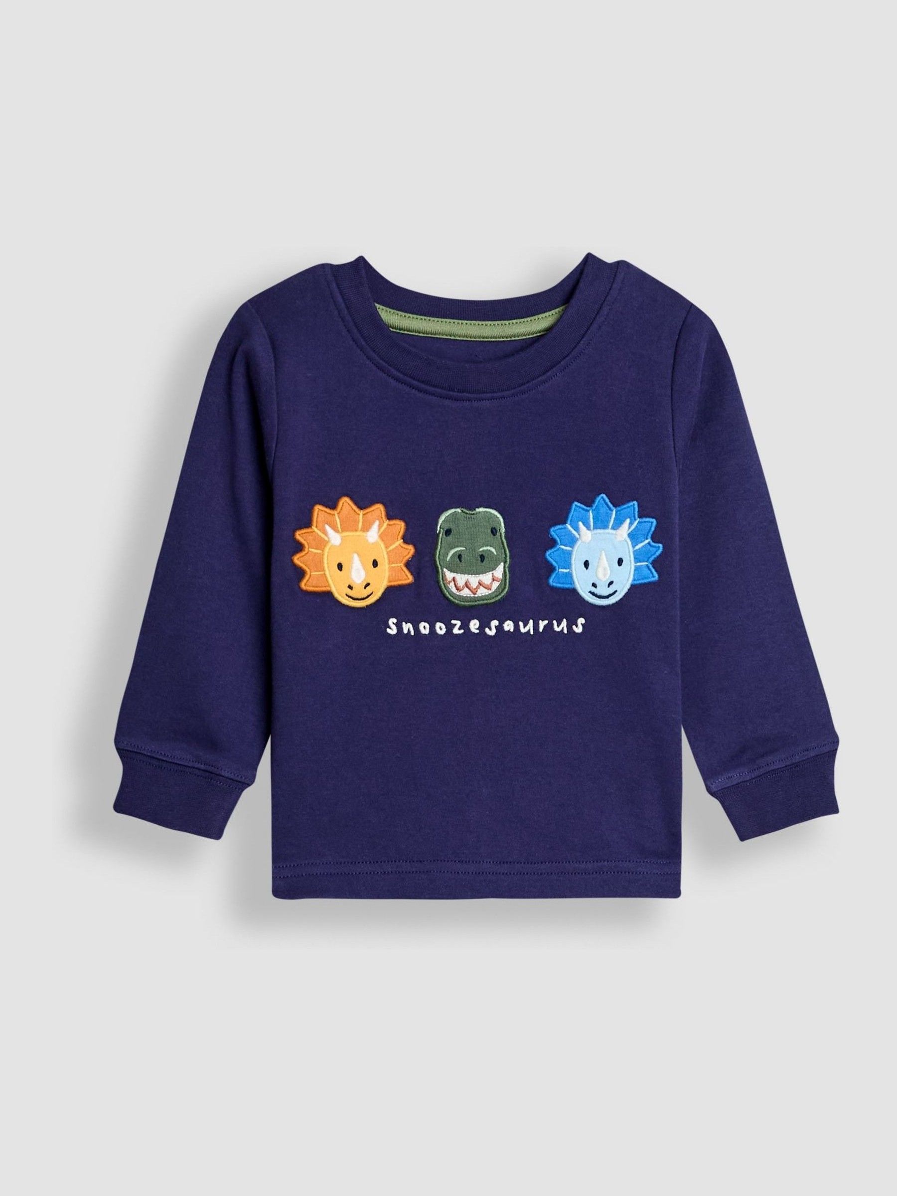 Navy Dinosaur Character Mix And Match 2 Pack Pyjamas - Image 2 of 11