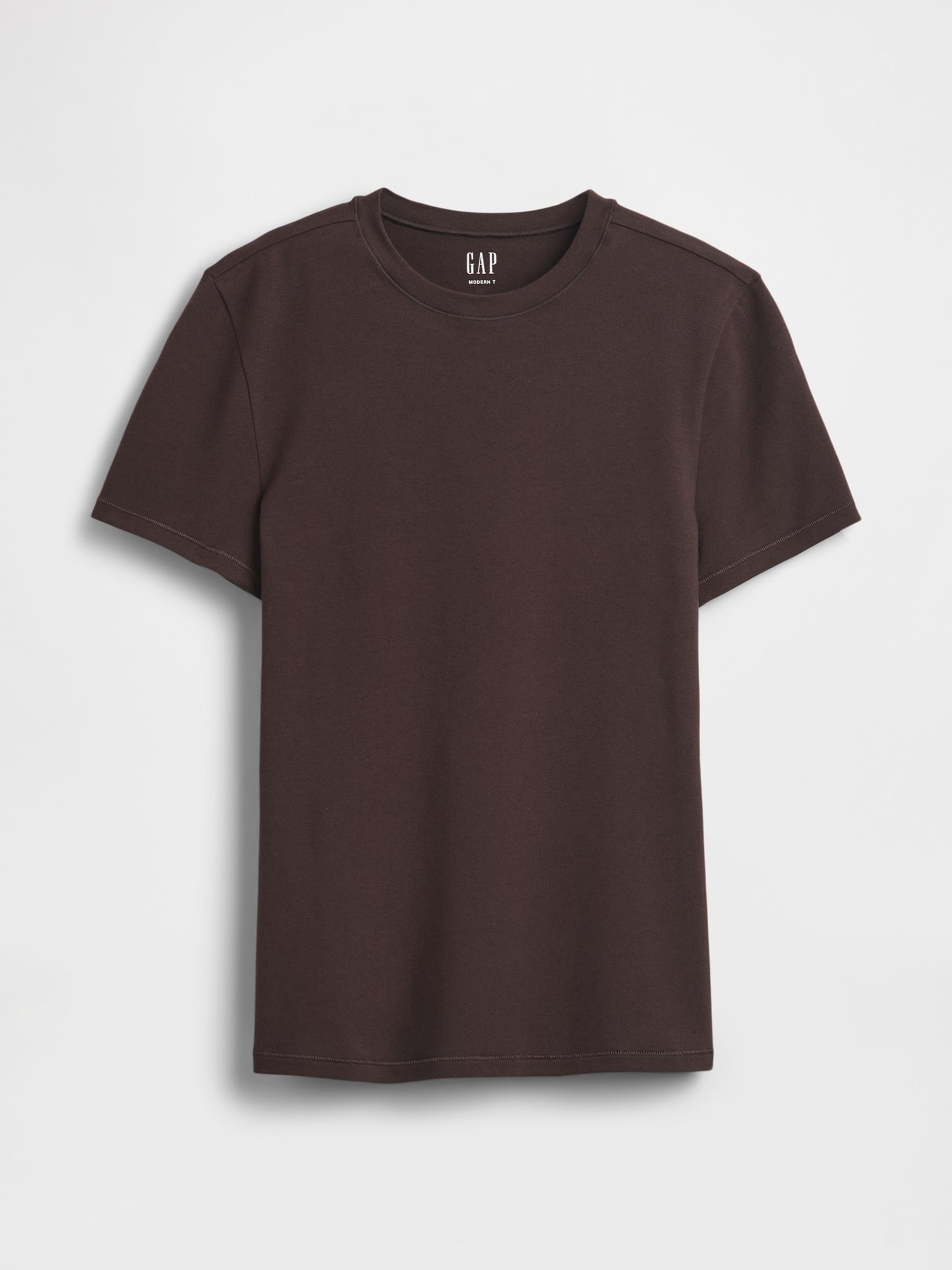 Dark Brown CloseKnit Jersey T-Shirt - Image 4 of 5