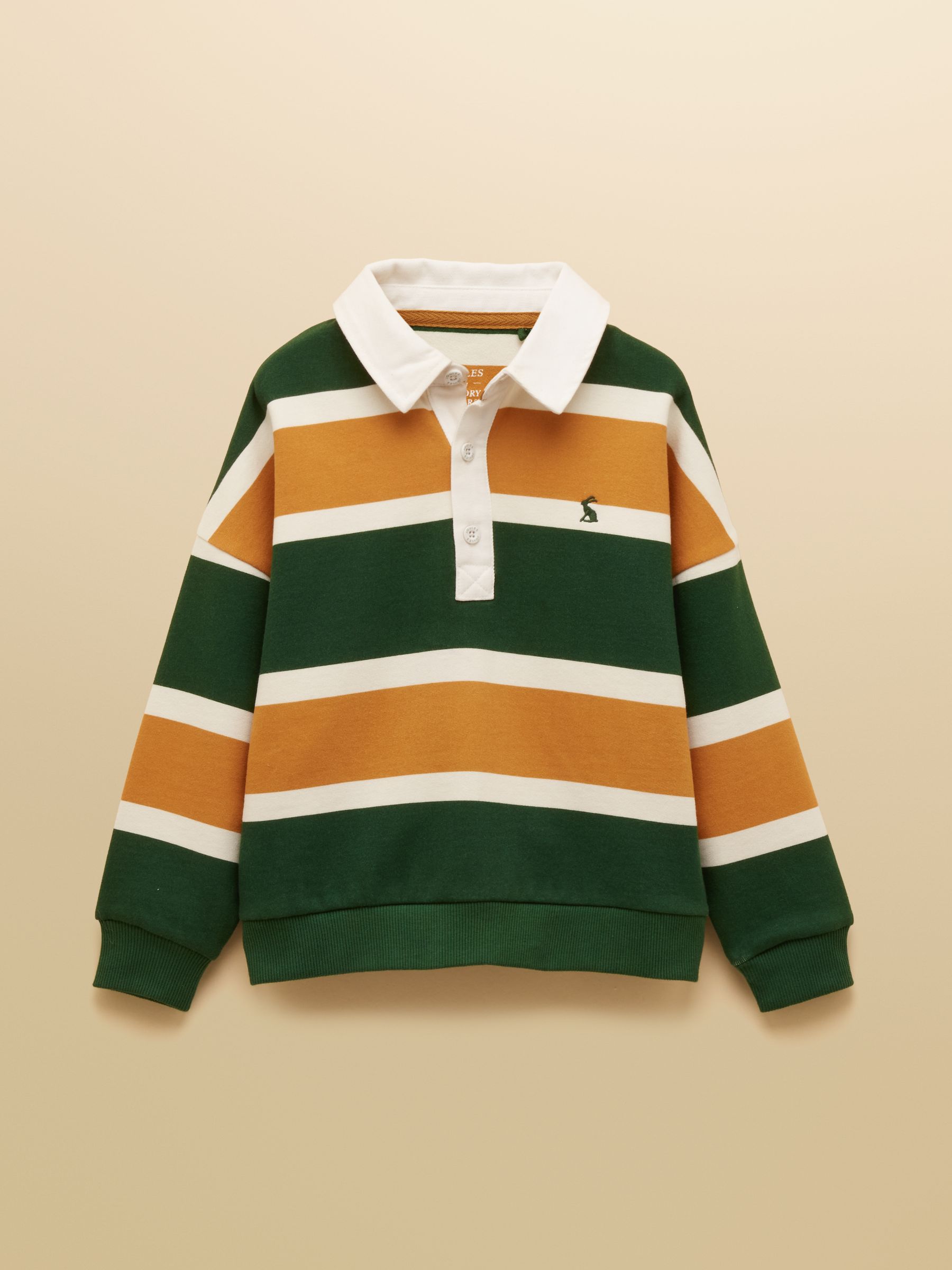 Green/Yellow Boys' Collared Sweatshirt - Image 1 of 5