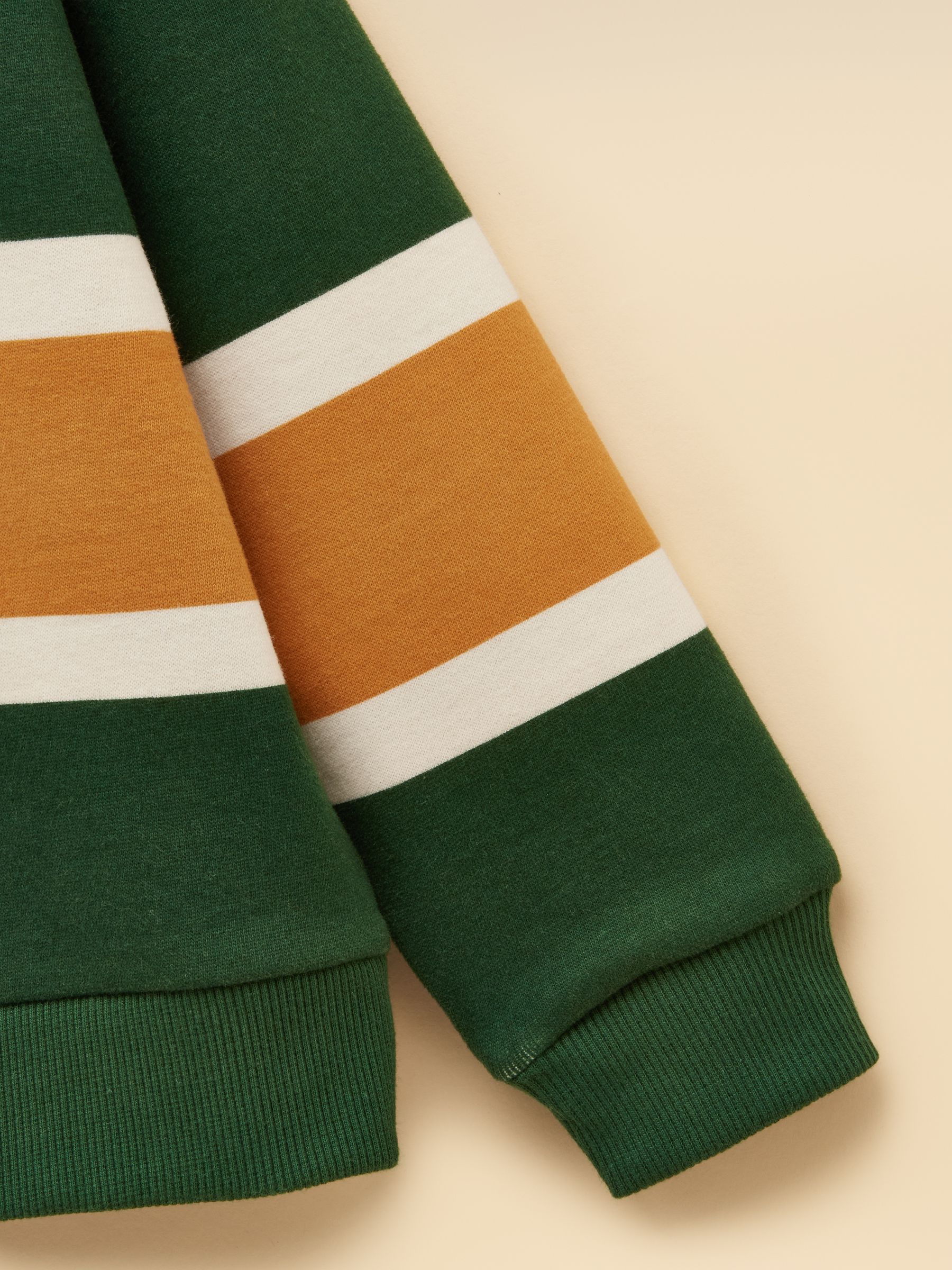 Green/Yellow Boys' Collared Sweatshirt - Image 4 of 5