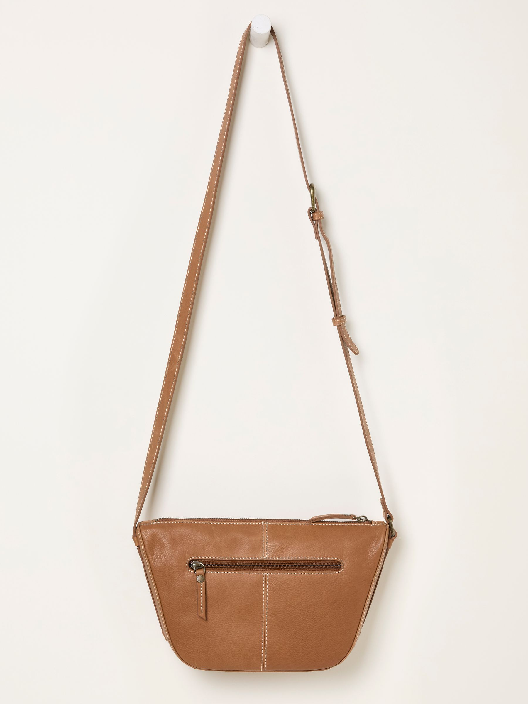 Tan Brown Sling Crossbody Bag - Image 5 of 5