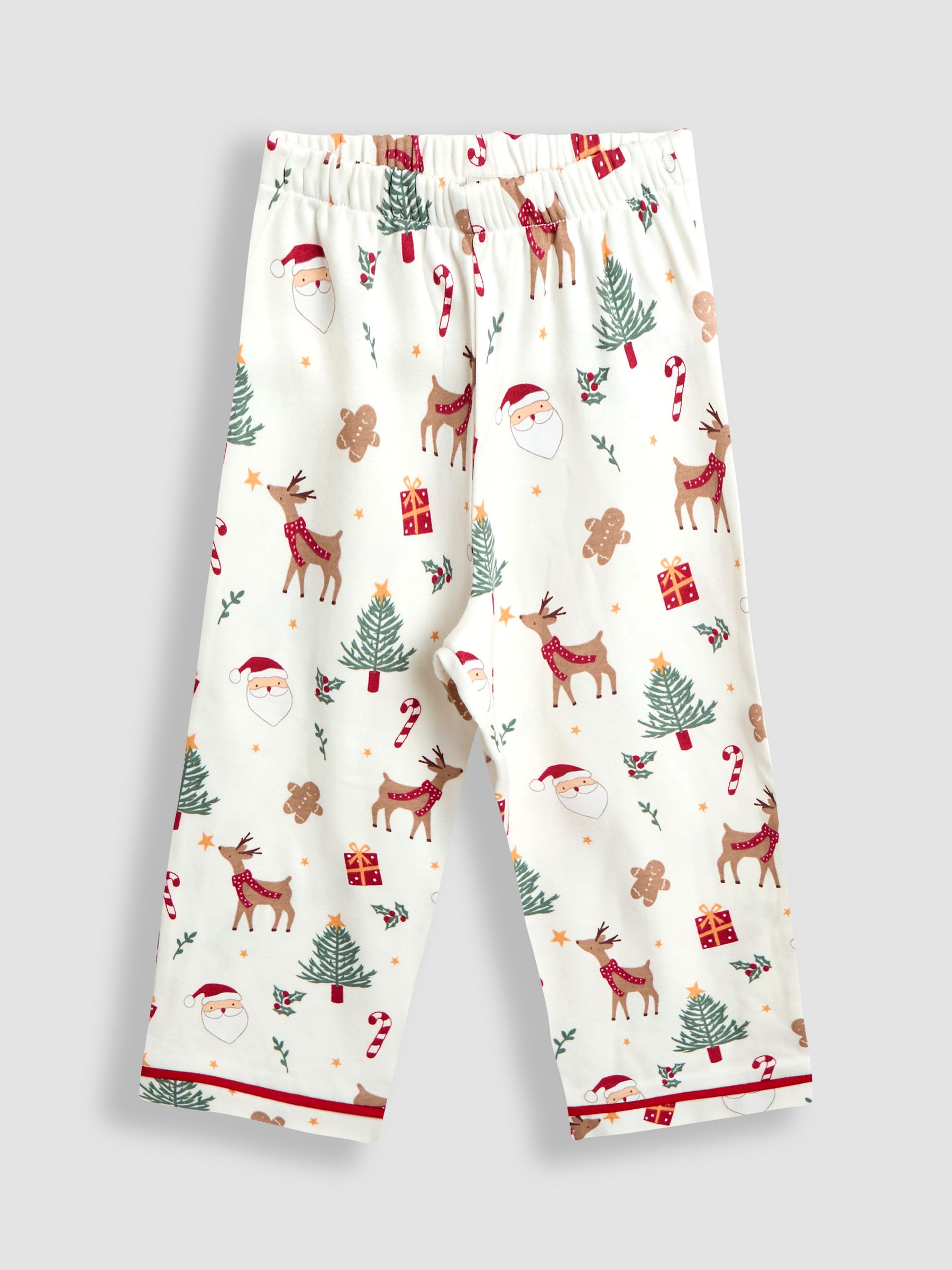 Almond Cream Woven Check Pyjamas - Image 4 of 6