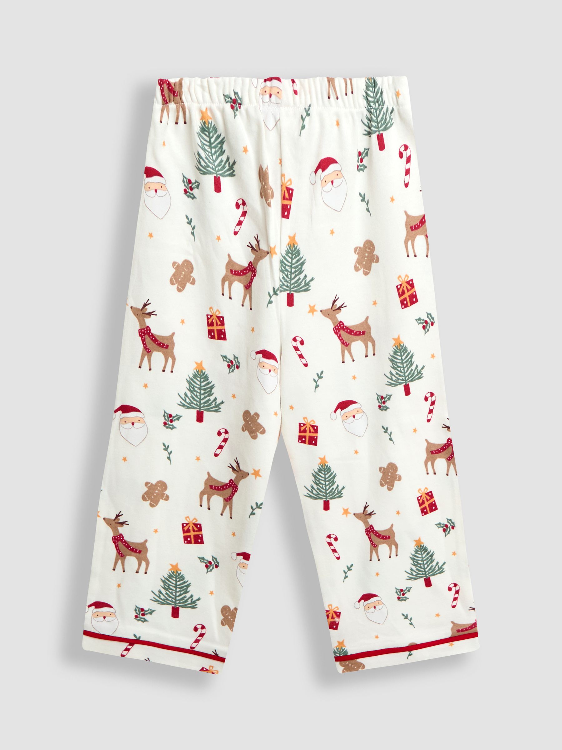 Almond Cream Woven Check Pyjamas - Image 5 of 6