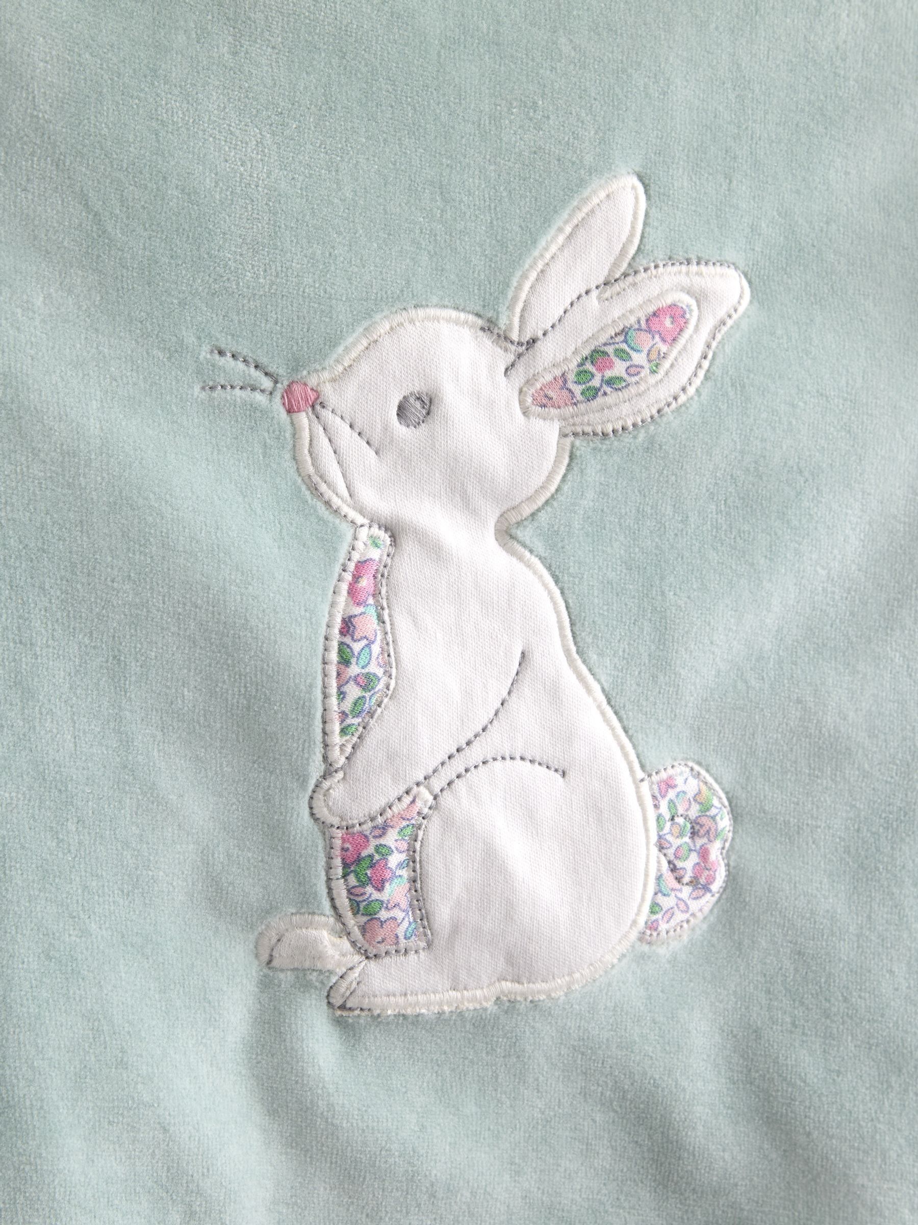 Blue Bunny Floral Pretty Pyjamas - Image 6 of 6