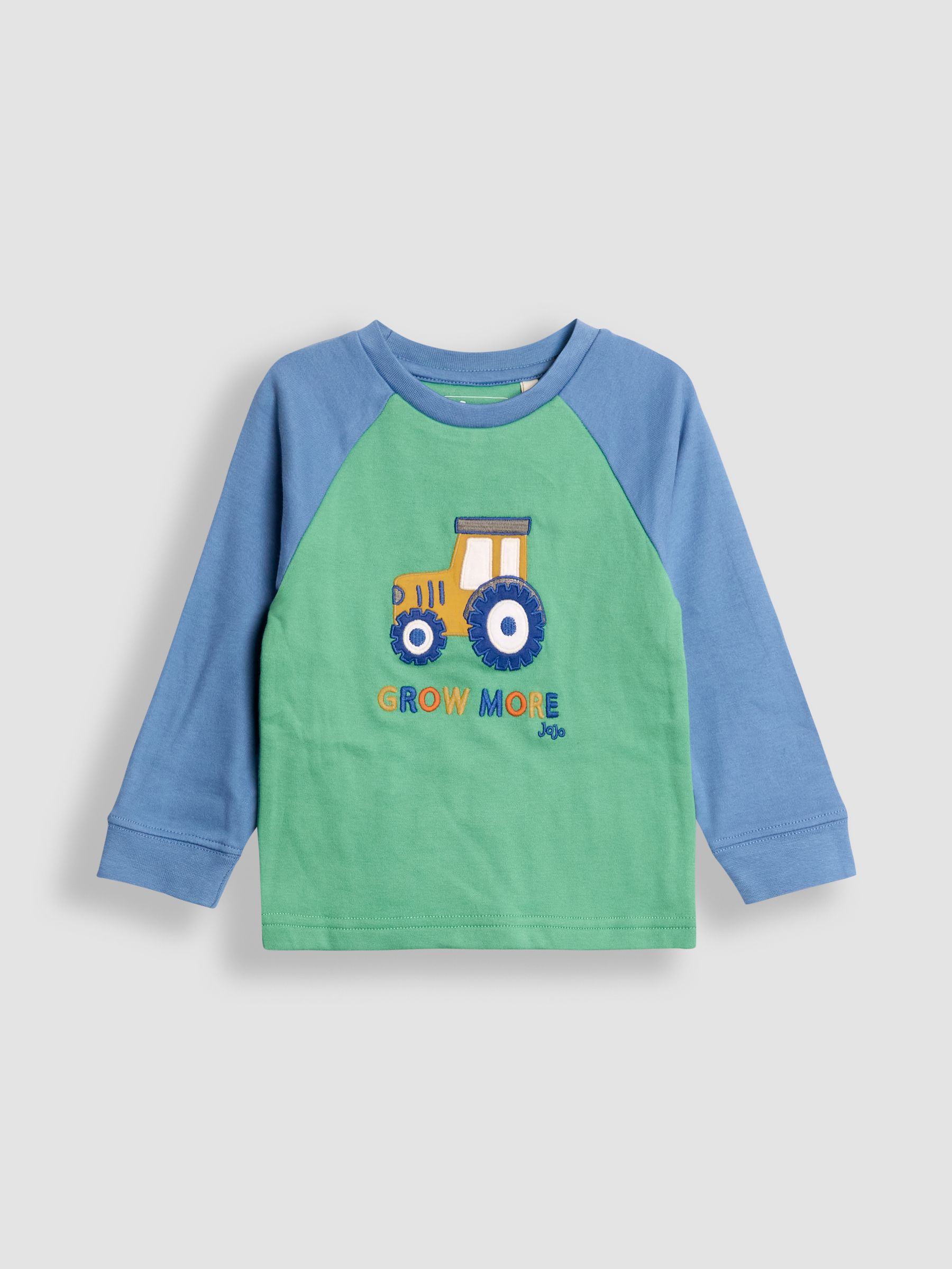 Navy Tractor Mix And Match 2 Pack Pyjamas - Image 2 of 11