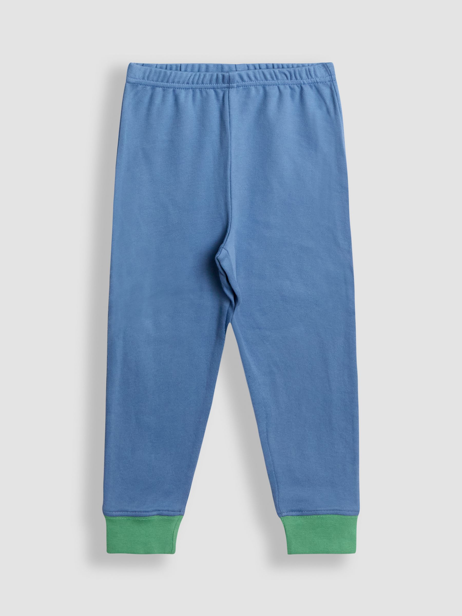 Navy Tractor Mix And Match 2 Pack Pyjamas - Image 4 of 11