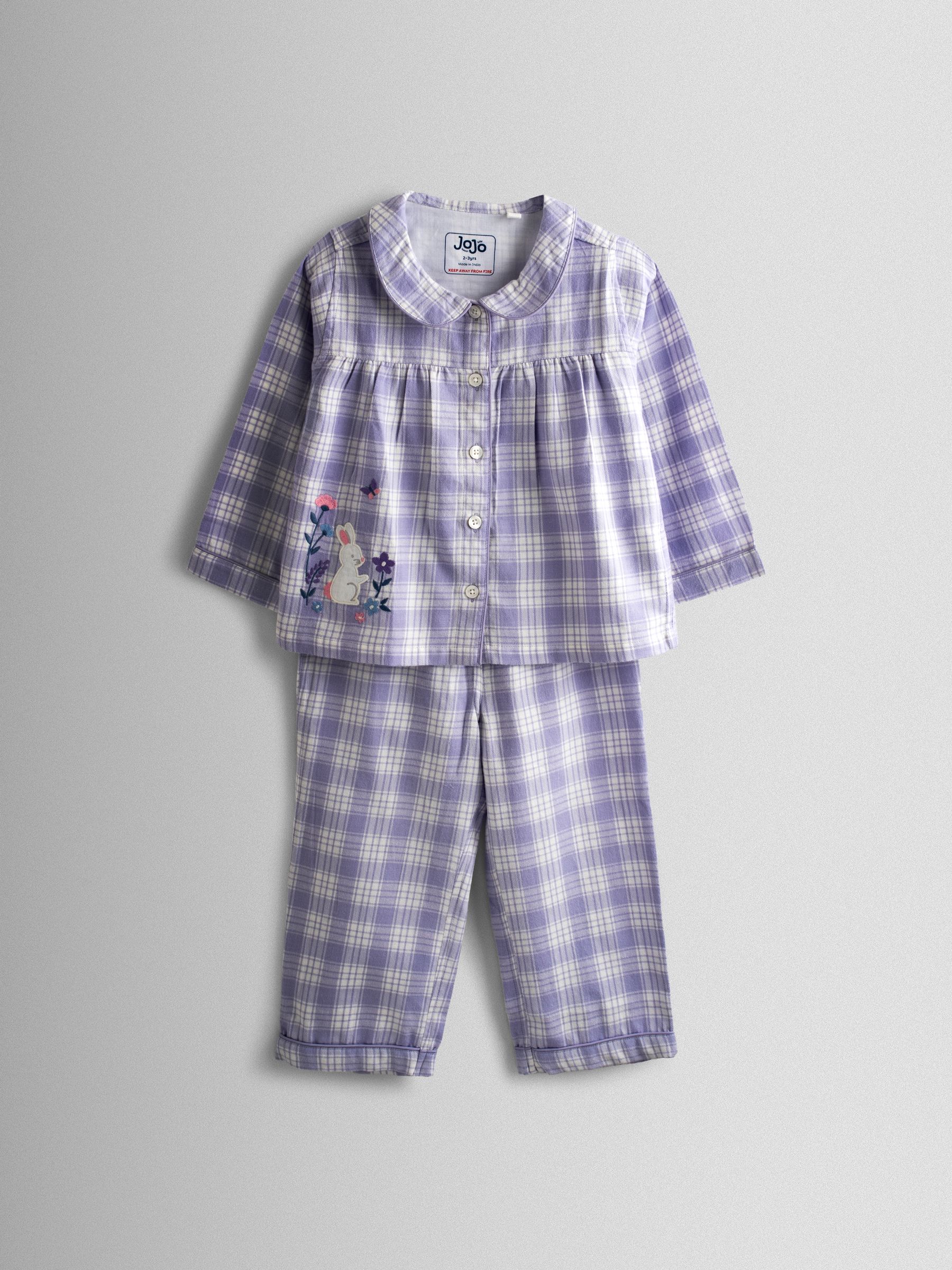 Lilac Bunnny Bunny Character Woven Classic Pyjamas - Image 1 of 7