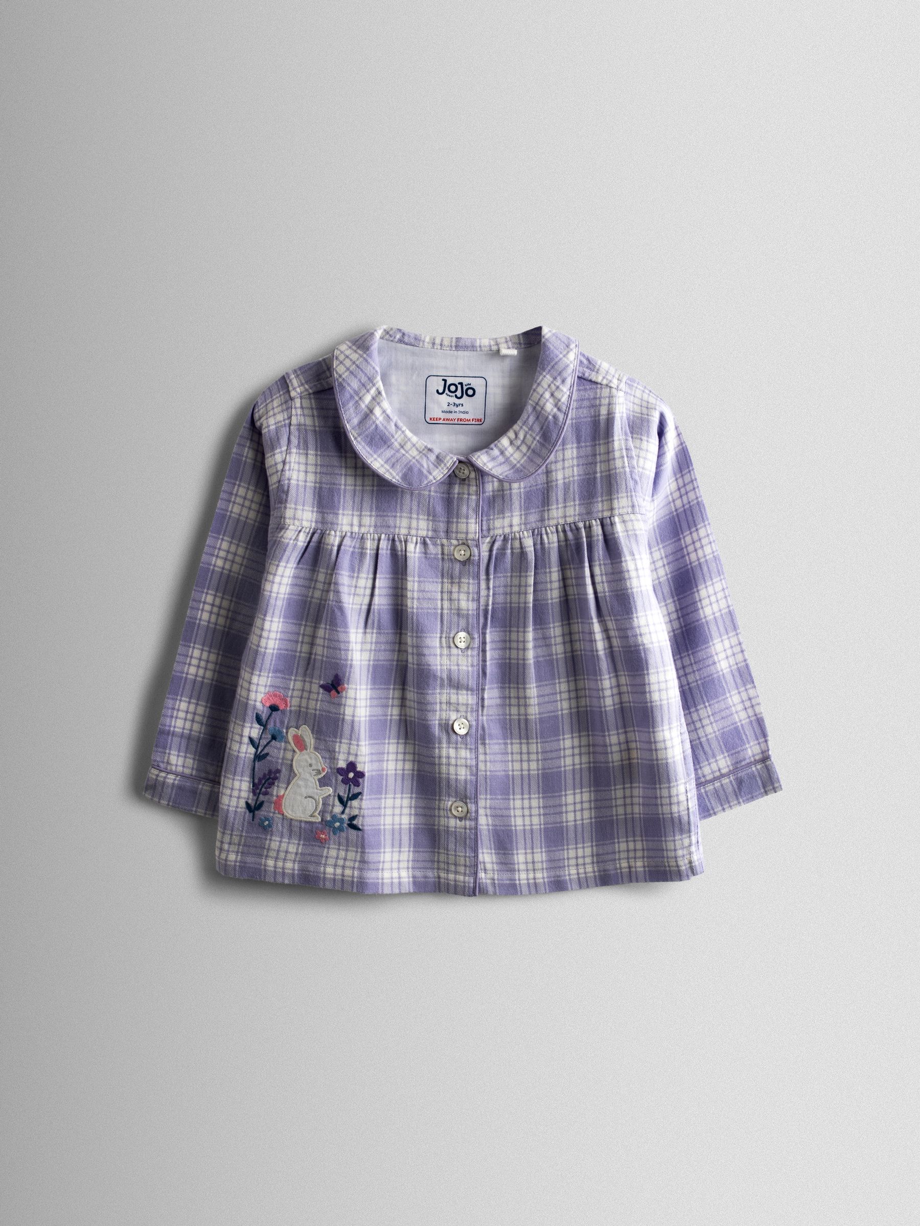 Lilac Bunnny Bunny Character Woven Classic Pyjamas - Image 2 of 7 Lilac Bunnny Bunny Character Woven Classic Pyjamas - Image 2 of 7
