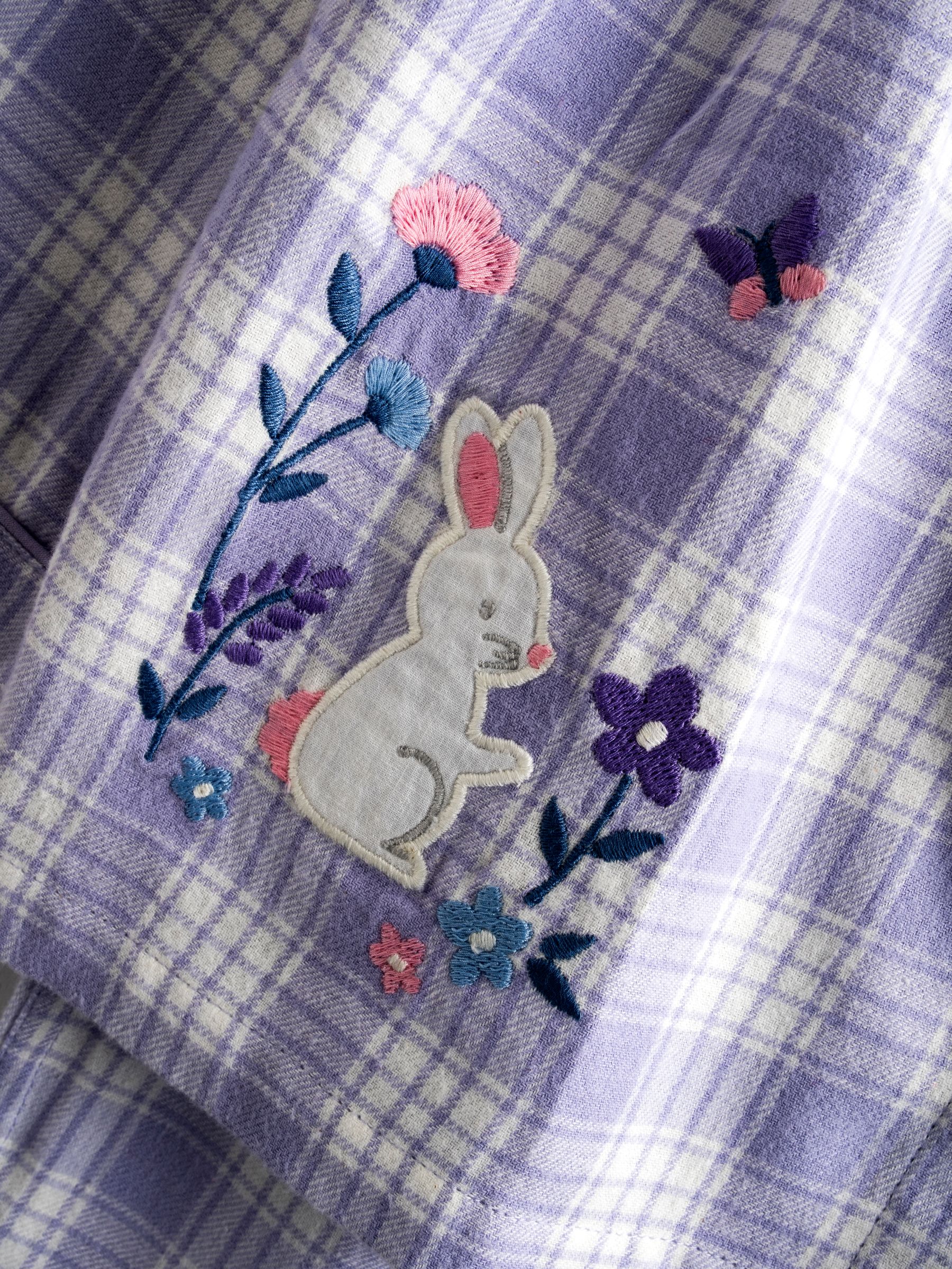 Lilac Bunnny Bunny Character Woven Classic Pyjamas - Image 6 of 7