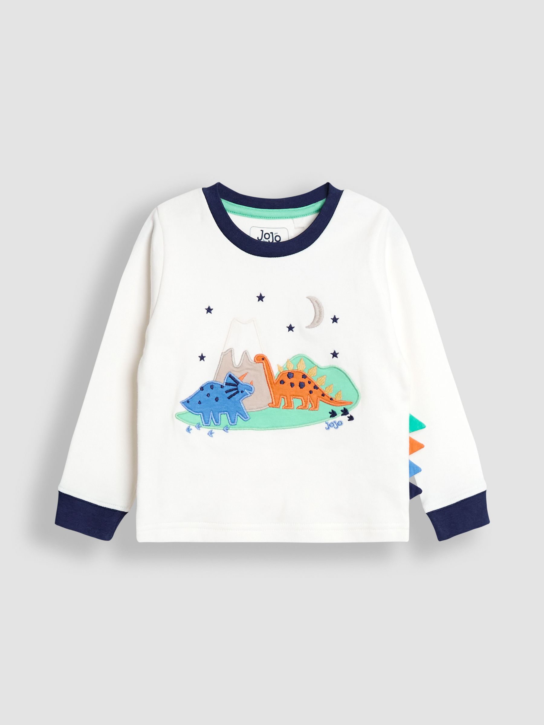 Blue Dino Mix And Match 2 Pack Pyjamas - Image 2 of 11