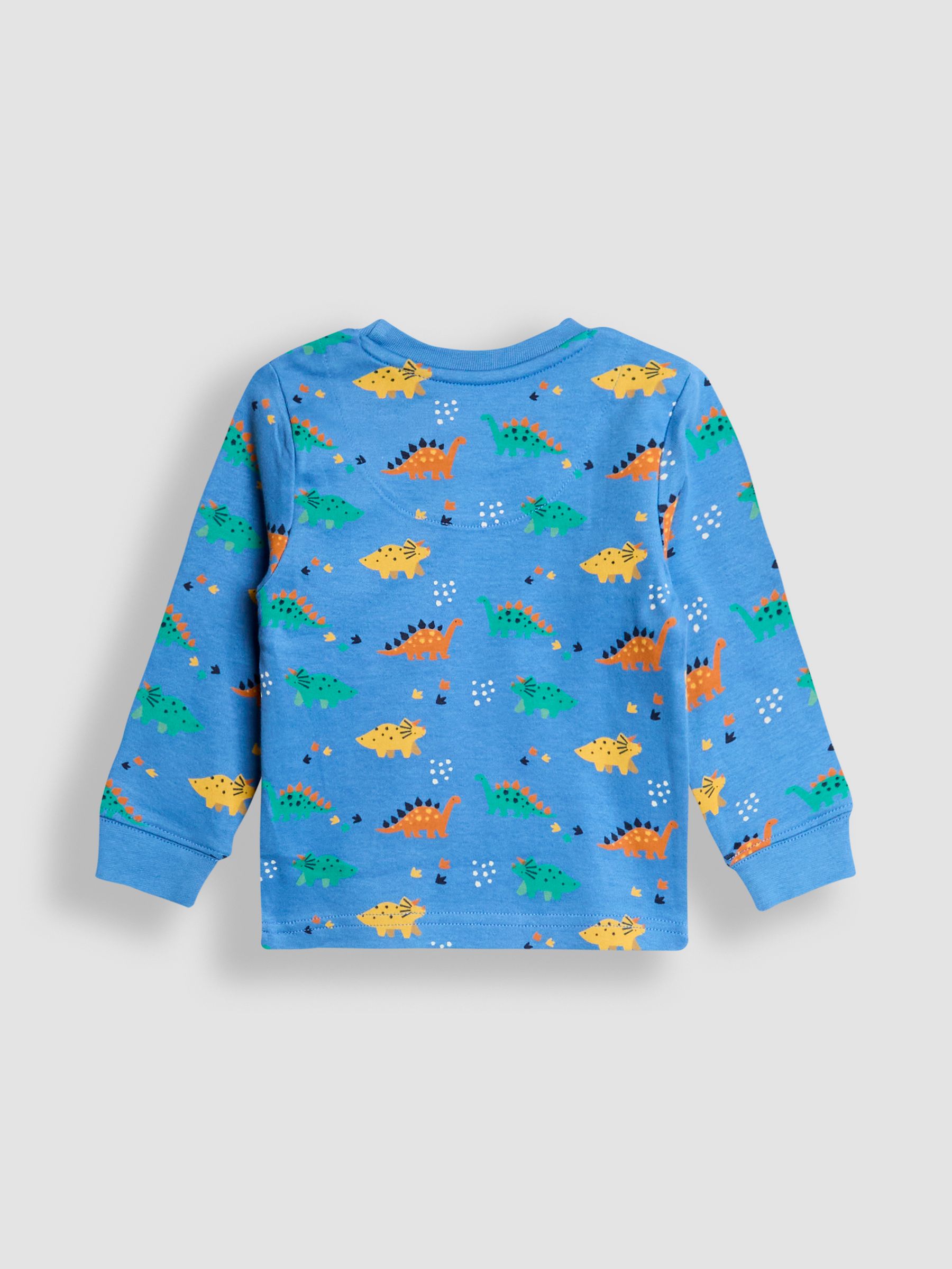 Blue Dino Mix And Match 2 Pack Pyjamas - Image 7 of 11