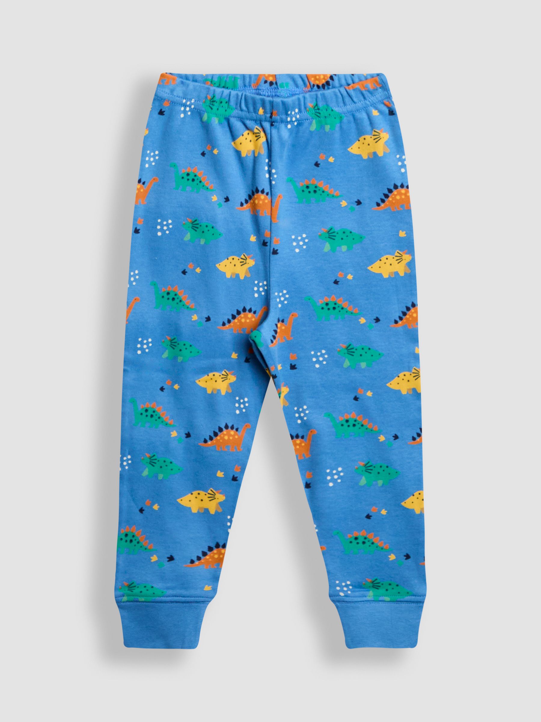 Blue Dino Mix And Match 2 Pack Pyjamas - Image 8 of 11