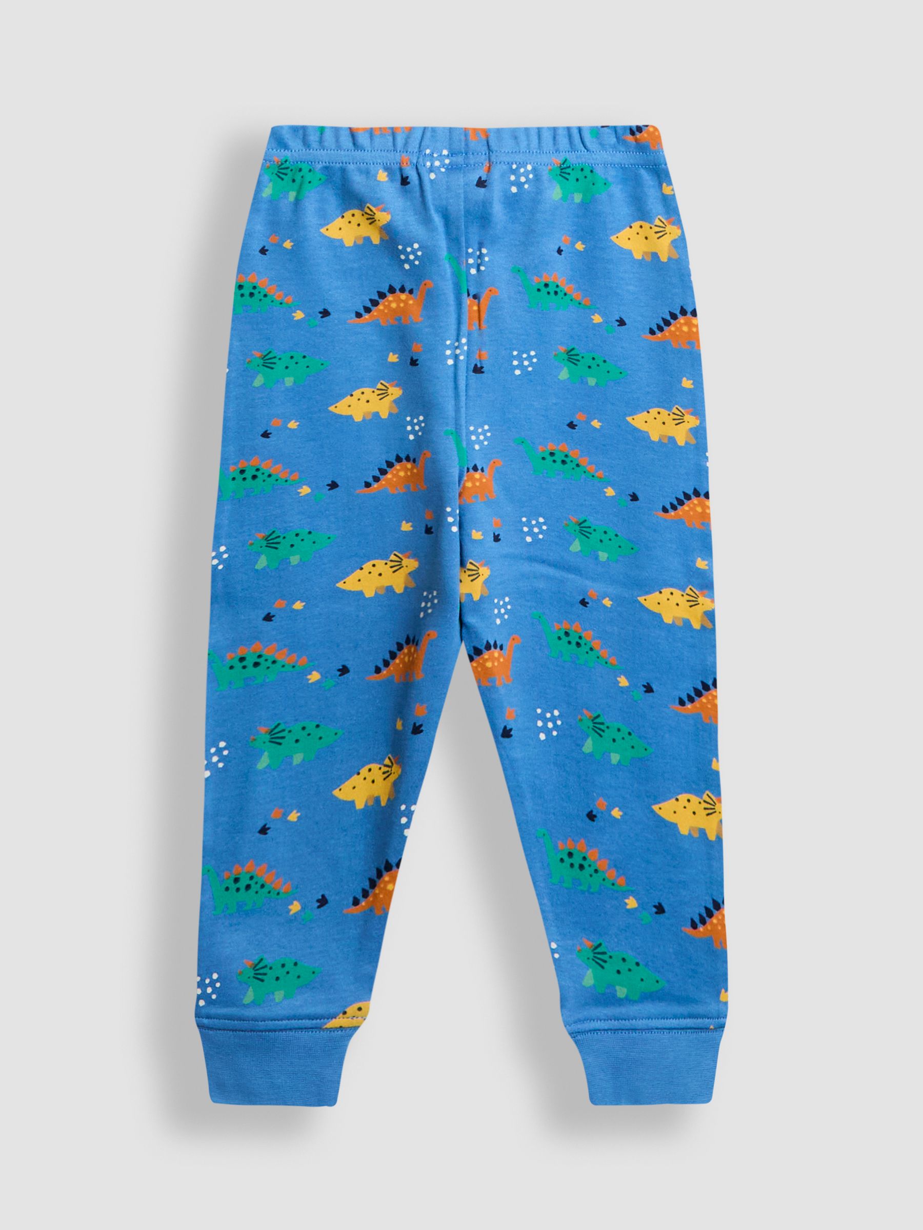 Blue Dino Mix And Match 2 Pack Pyjamas - Image 9 of 11