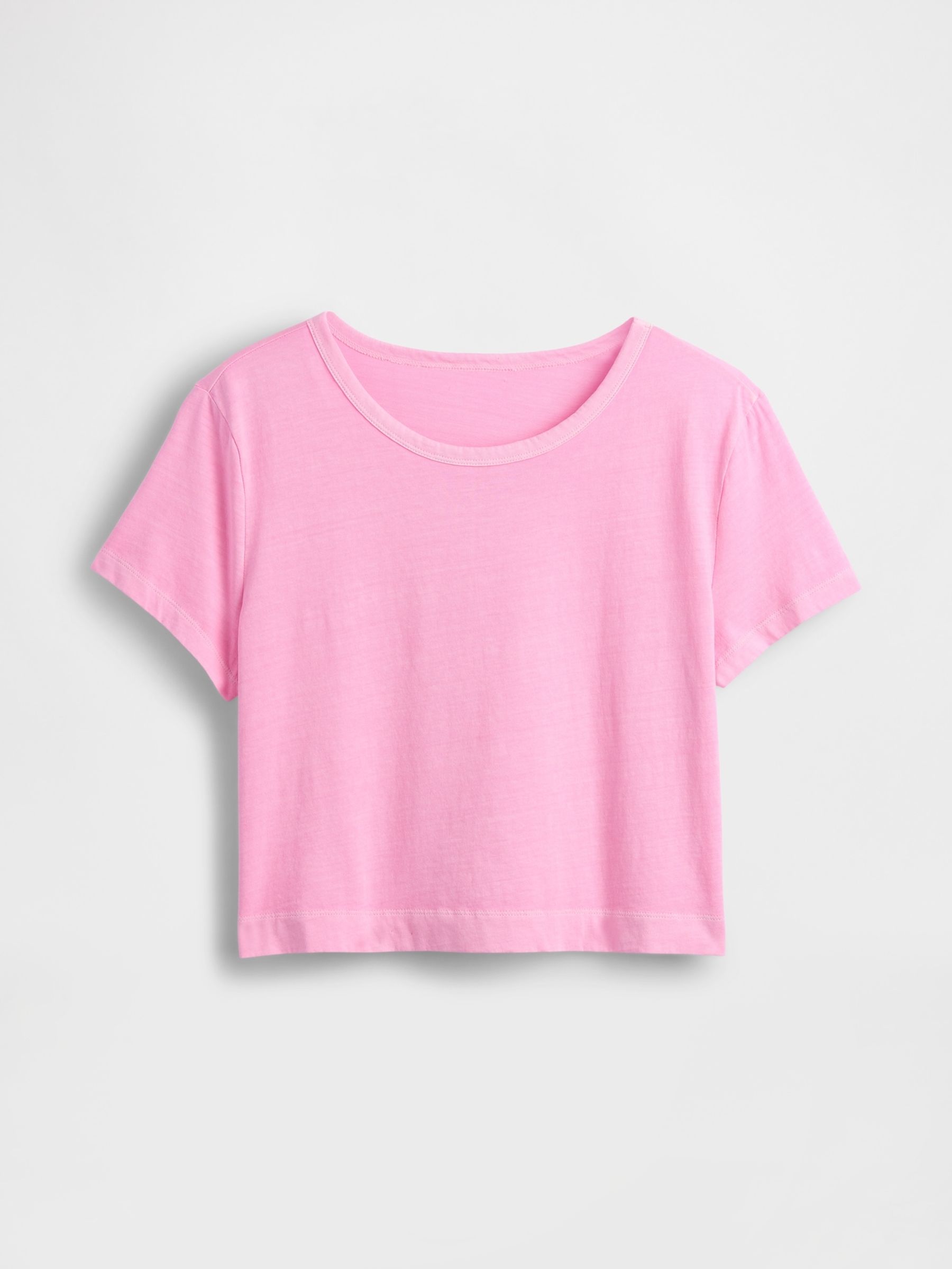 Pink VintageSoft Cropped T-Shirt - Image 5 of 5