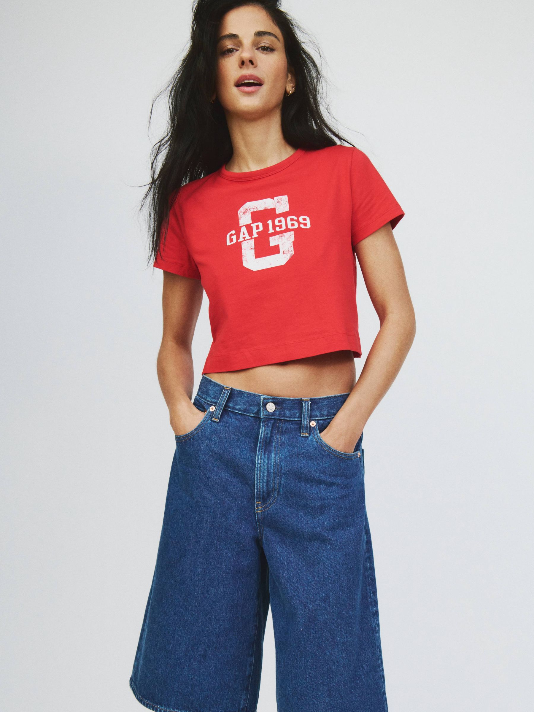 Red VintageSoft Cropped T-Shirt - Image 4 of 4