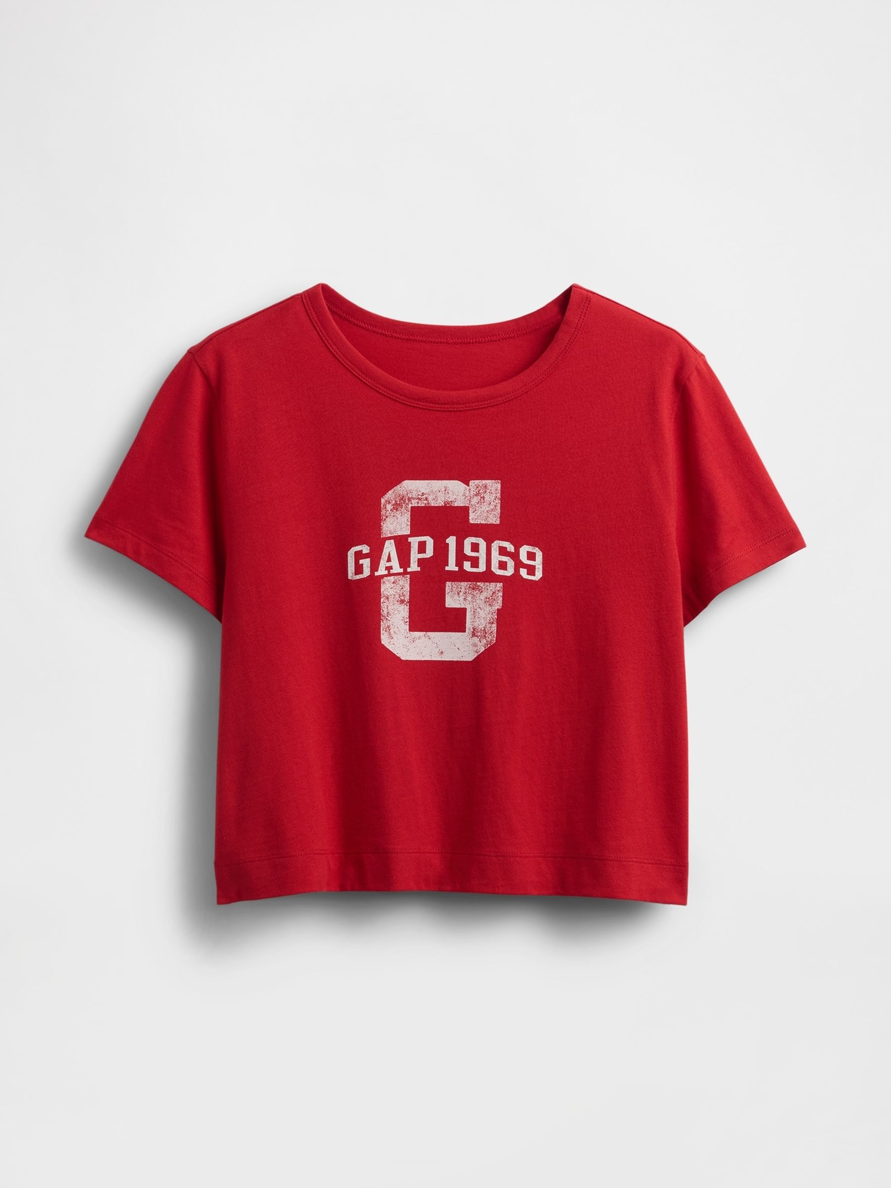 Red VintageSoft Cropped T-Shirt - Image 5 of 6