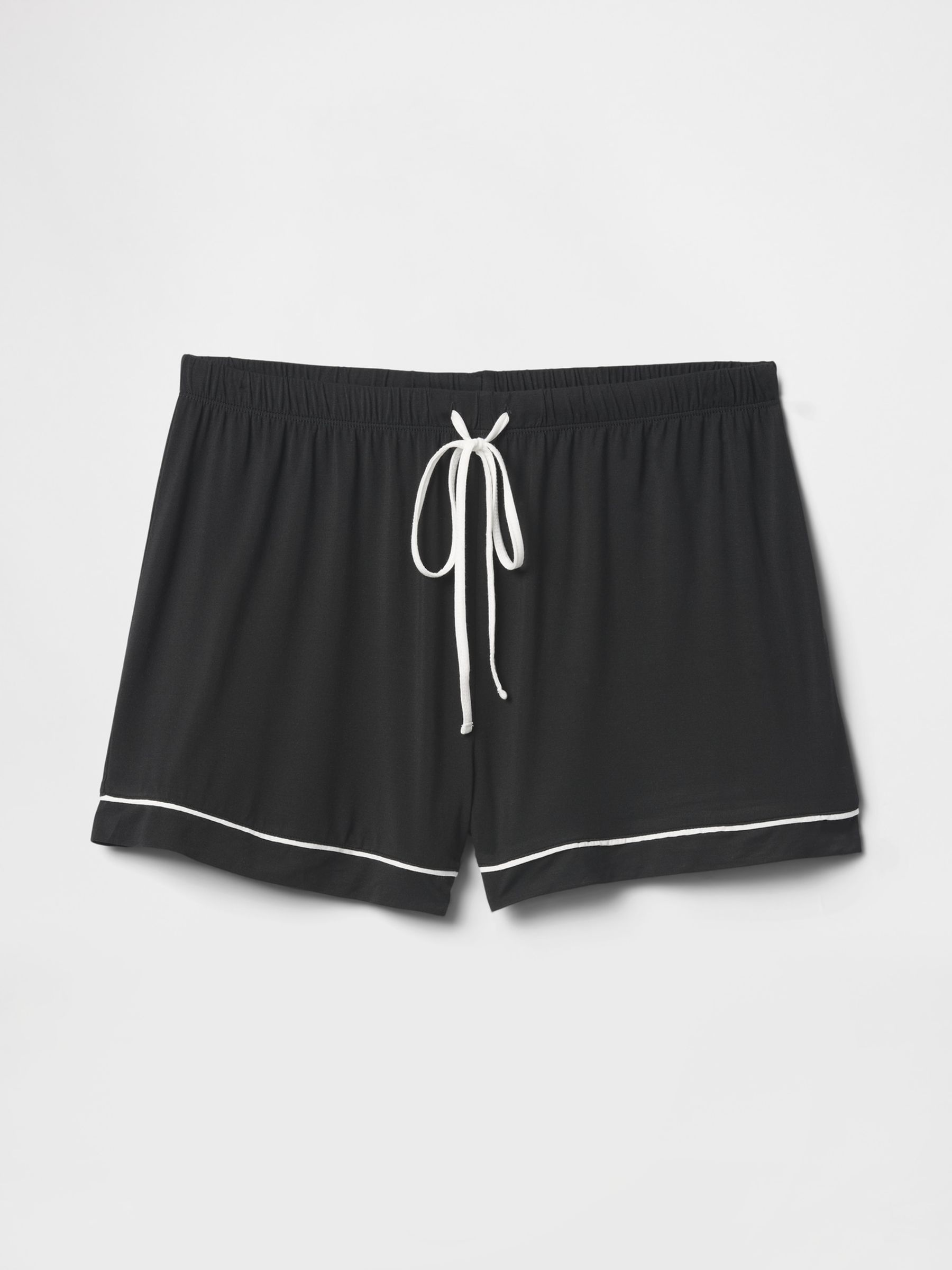 Black Modal Pyjama Shorts - Image 4 of 4